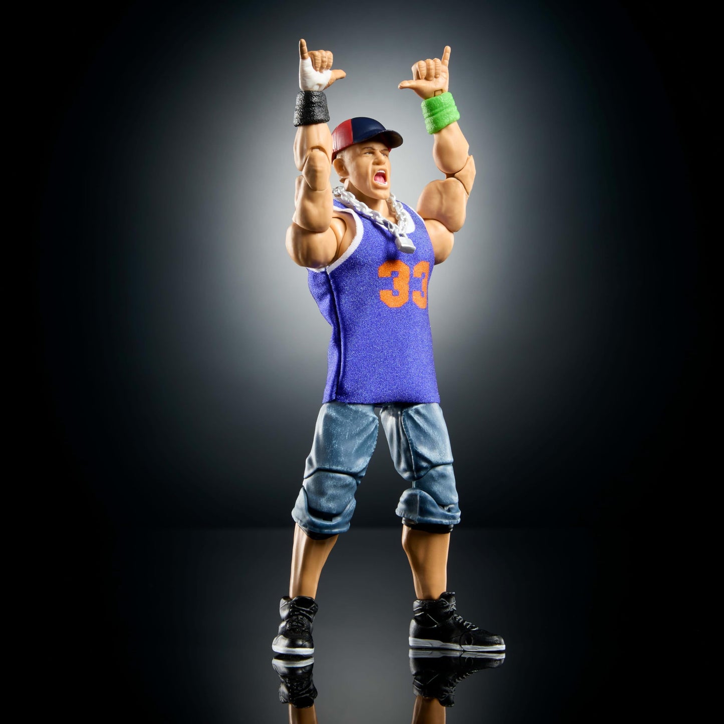 Mattel WWE Ultimate Edition John Cena 6-inch Action Figure & Accessories Set, 10+ Pieces Include Swappable Heads & Hands (Amazon Exclusive)