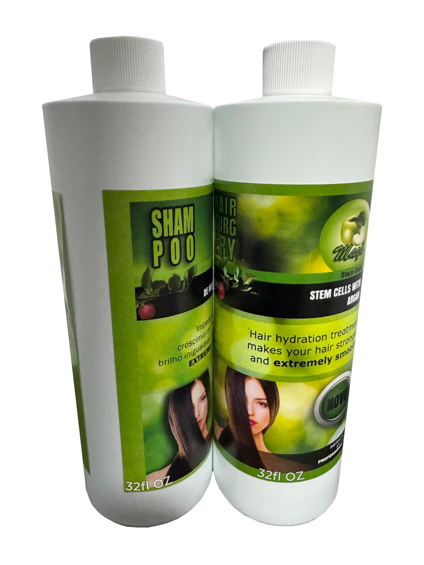 KERA FRUIT Hair Treatment 16 fl oz – Cirugia Capilar with Chocolate & Células Madres – Natural, Sulfate-Free, Unisex, Straightens & Adds Shine