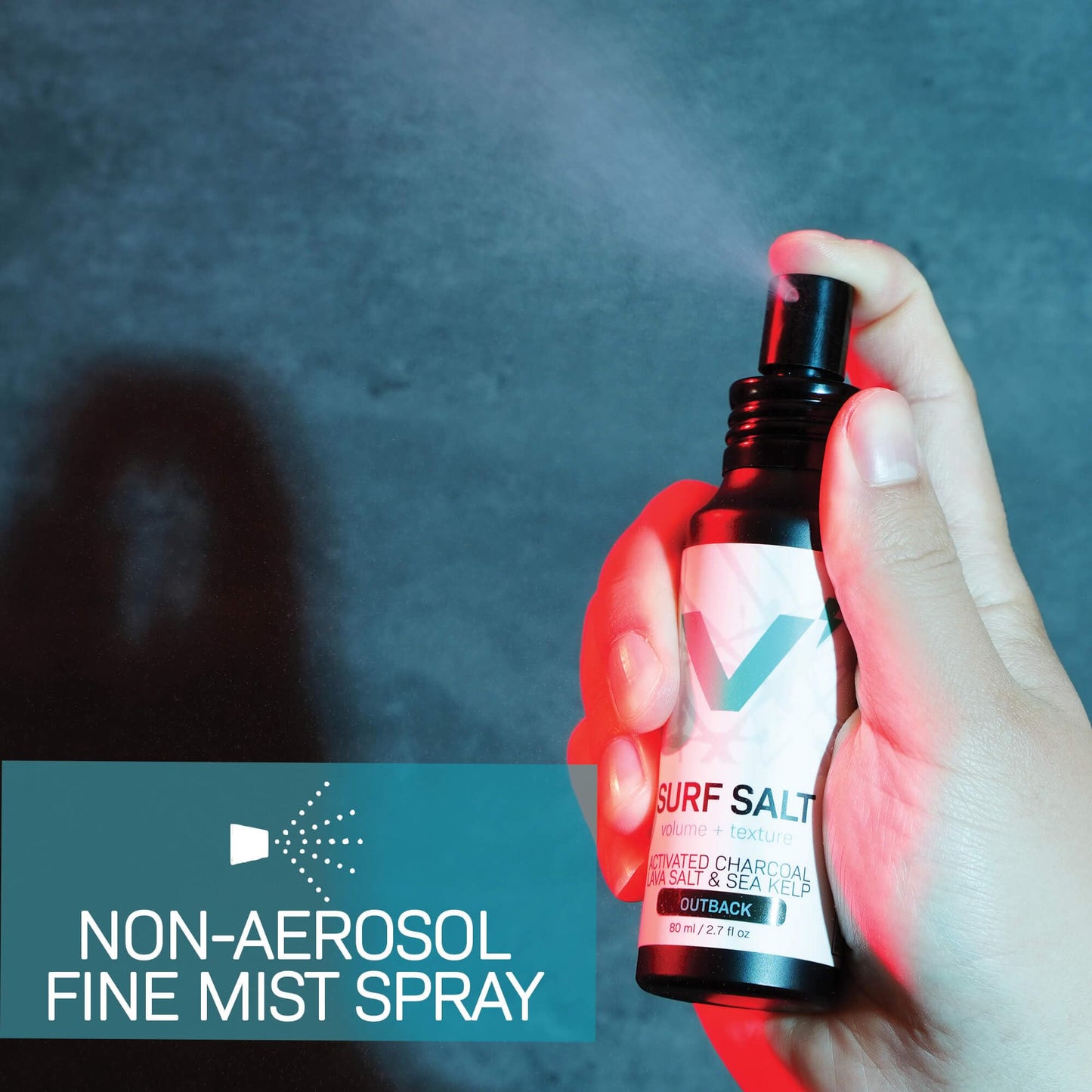 VOLT Surf Sea Salt Spray for Hair & Beard – Natural Volumizing & Texturizing Spray with Charcoal, Kaolin & Sea Kelp – Fragrance-Free, 5 Fl Oz