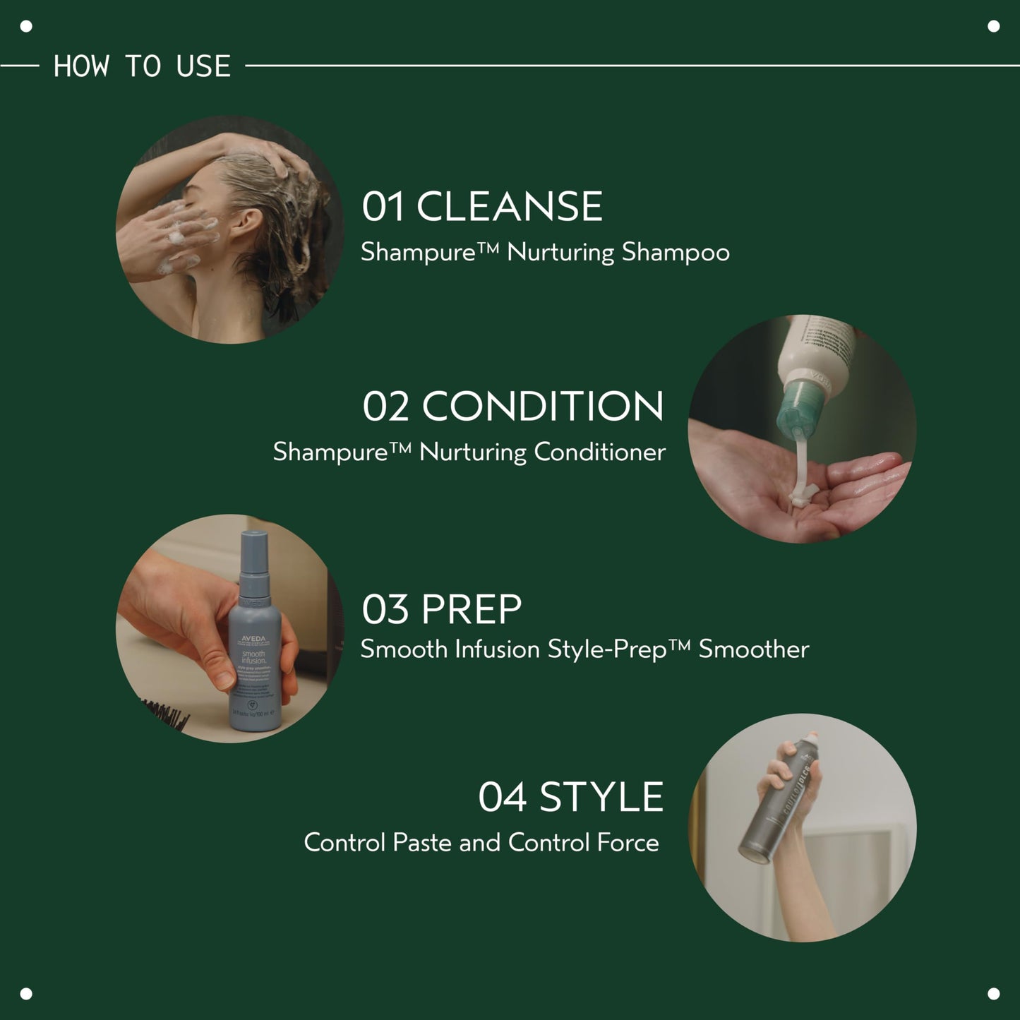 Aveda Smooth Infusion Style-Prep Smoother | Leave-In Anti-Frizz Serum & Heat Protectant | 72-Hour Frizz Control | 98% Naturally Derived, 3.4 Fl Oz