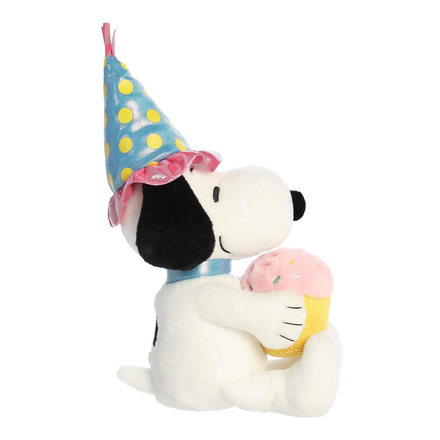 Aurora® Peanuts® Birthday Snoopy™ Plush – 12" Officially Licensed Stuffed Animal, Nostalgic Gift for Fans & Birthday Celebrations