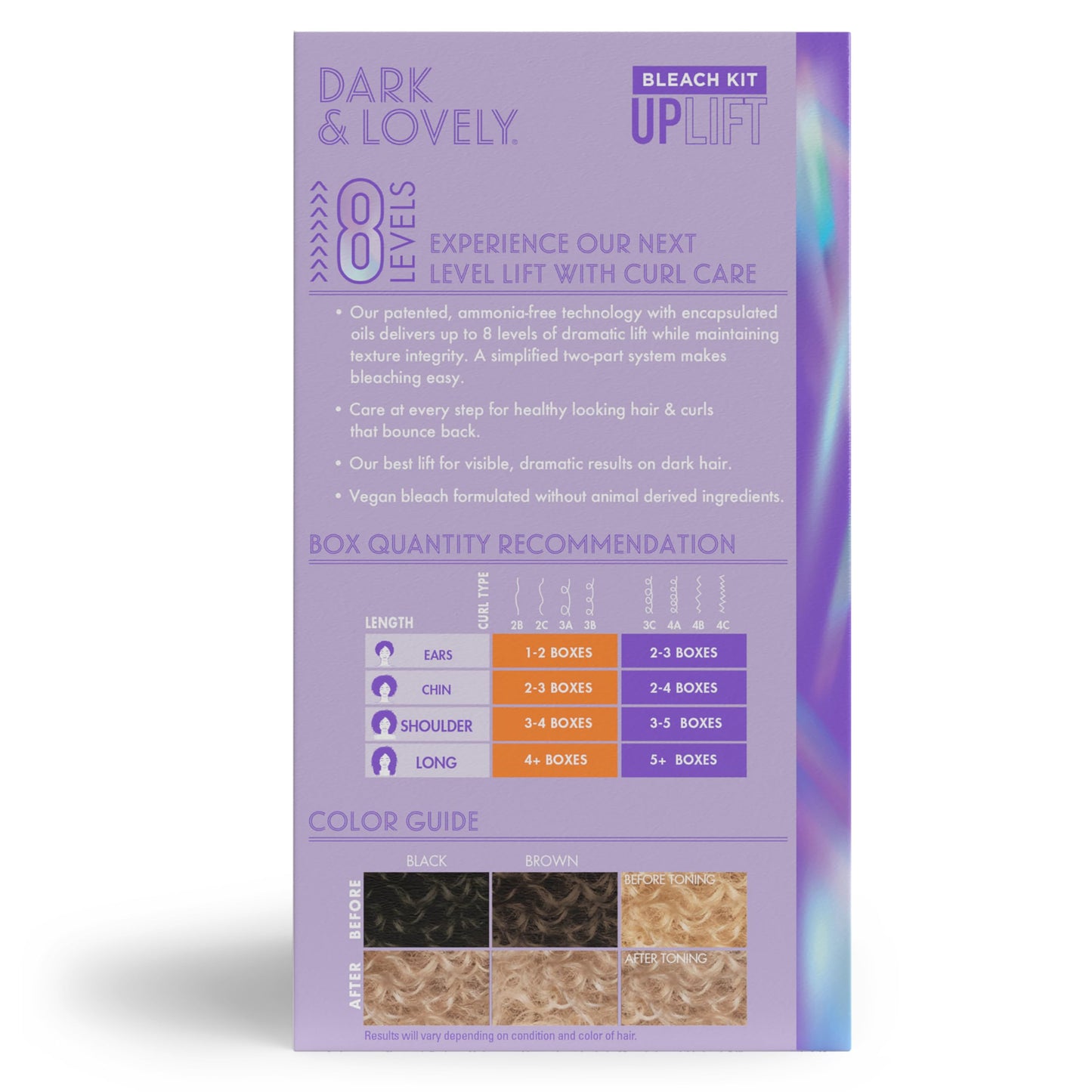 SoftSheen-Carson Interbeauty Dark and Lovely® Uplift Bleaching Kit with Powder, Developer, and Toner for Blonde Hair