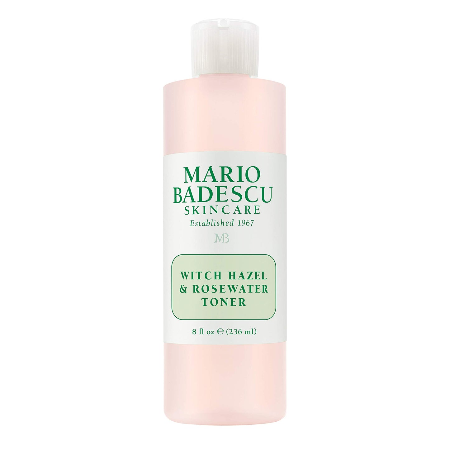 Mario Badescu Witch Hazel & Rosewater Toner, Alcohol-Free, Clarifies & Rejuvenates Skin, All Skin Types, 8 fl. oz