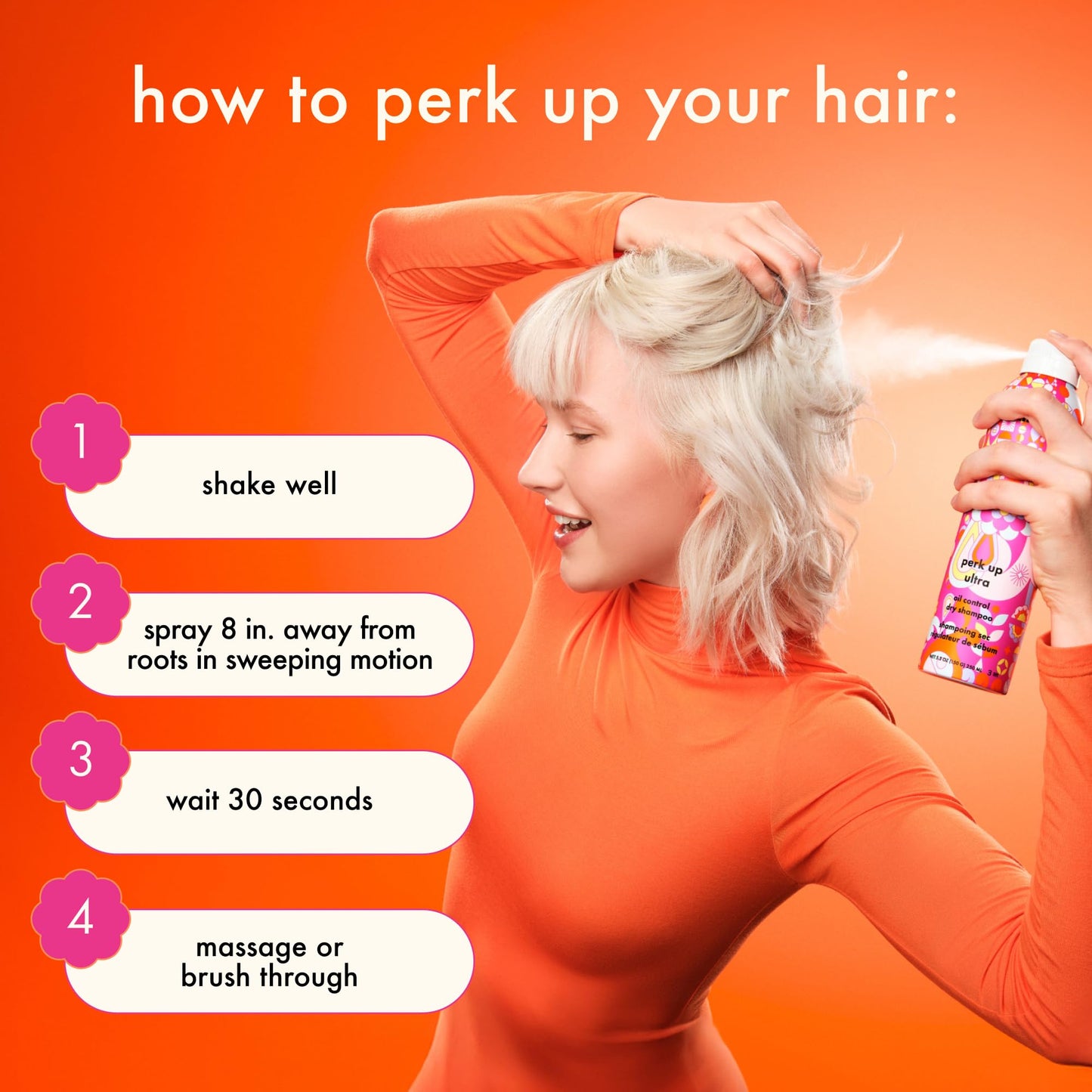 amika Perk Up Ultra Oil Control Dry Shampoo, 5.3oz