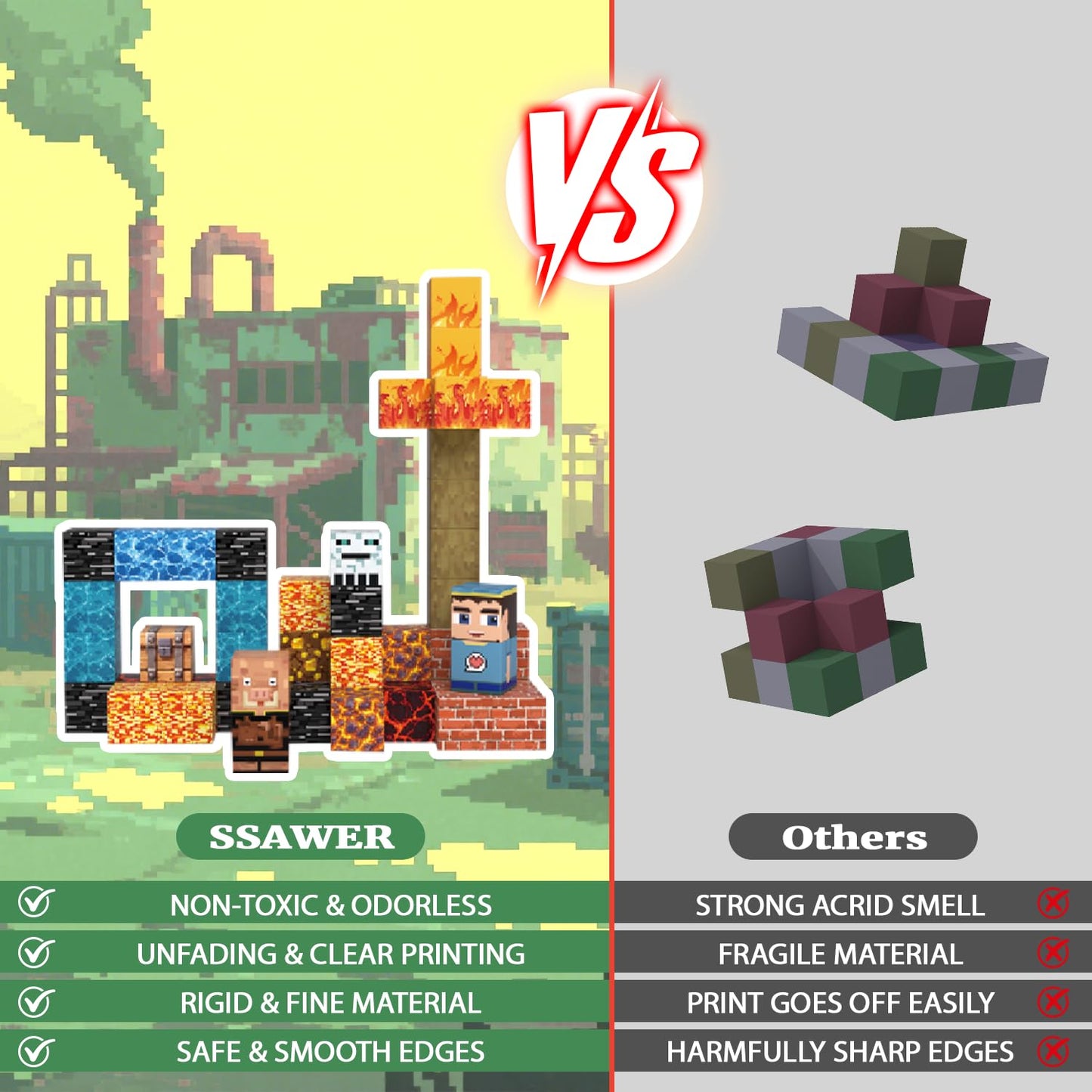 100 PCS Magnetic Building Blocks for Kids, Stacking Tiles Cubes, STEM Toys for Toddlers & Kids Ages 3-12, Birthday Gift Set