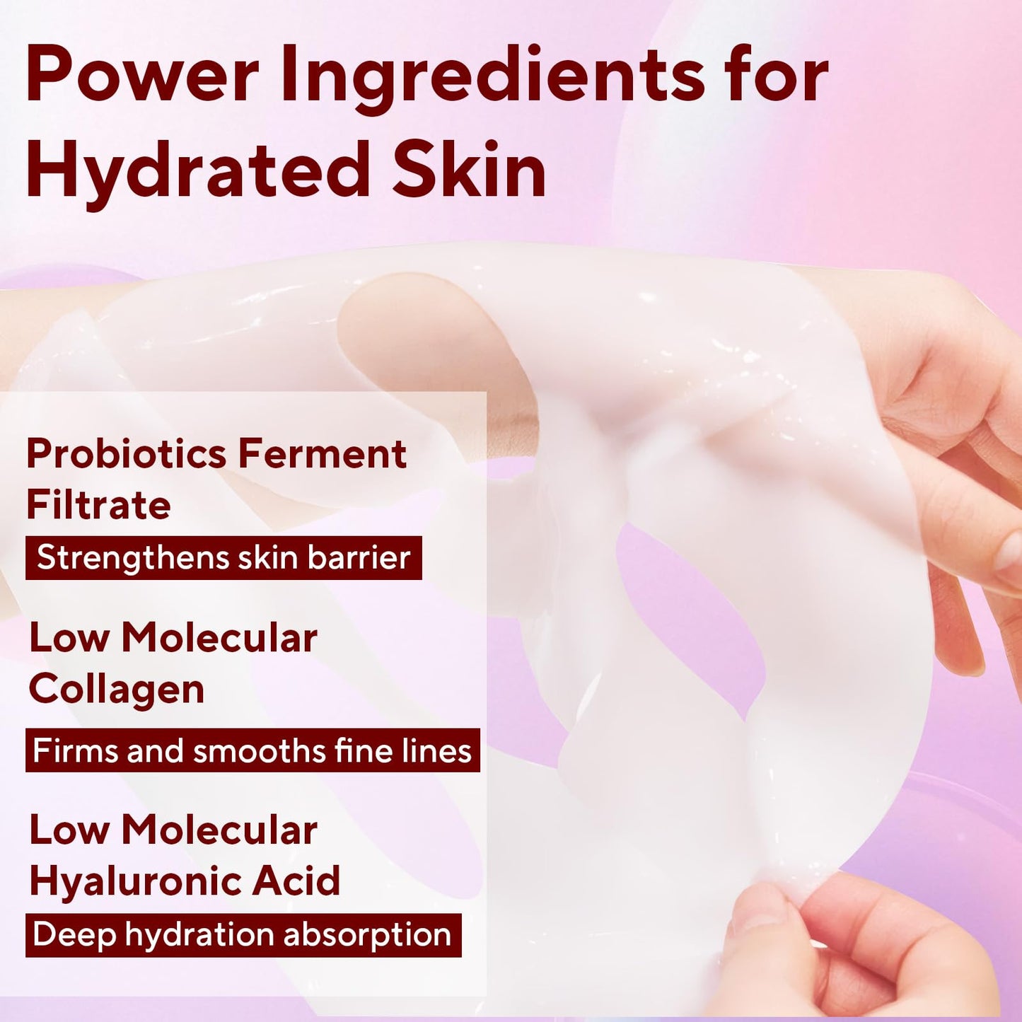 Nityrliv Bio-Collagen Real Deep Mask, 4 Pack Overnight Hydrating Face Mask for All Skin Types,Original Hydrating Collagen Face Mask