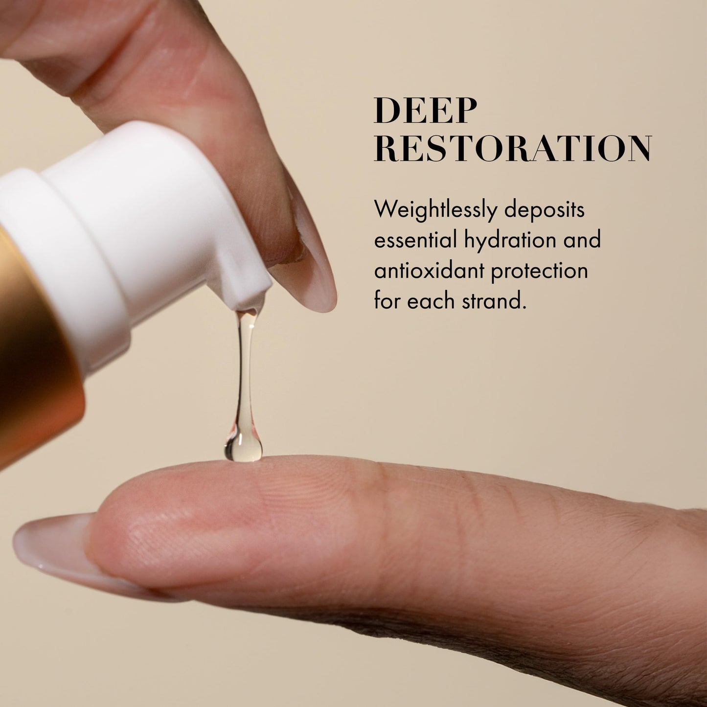 Goldie Locks Signature Hair Serum 1.7 fl oz | Anti-Frizz, Humidity Control & Shine Enhancer | Safe for Color-Treated Hair & Extensions