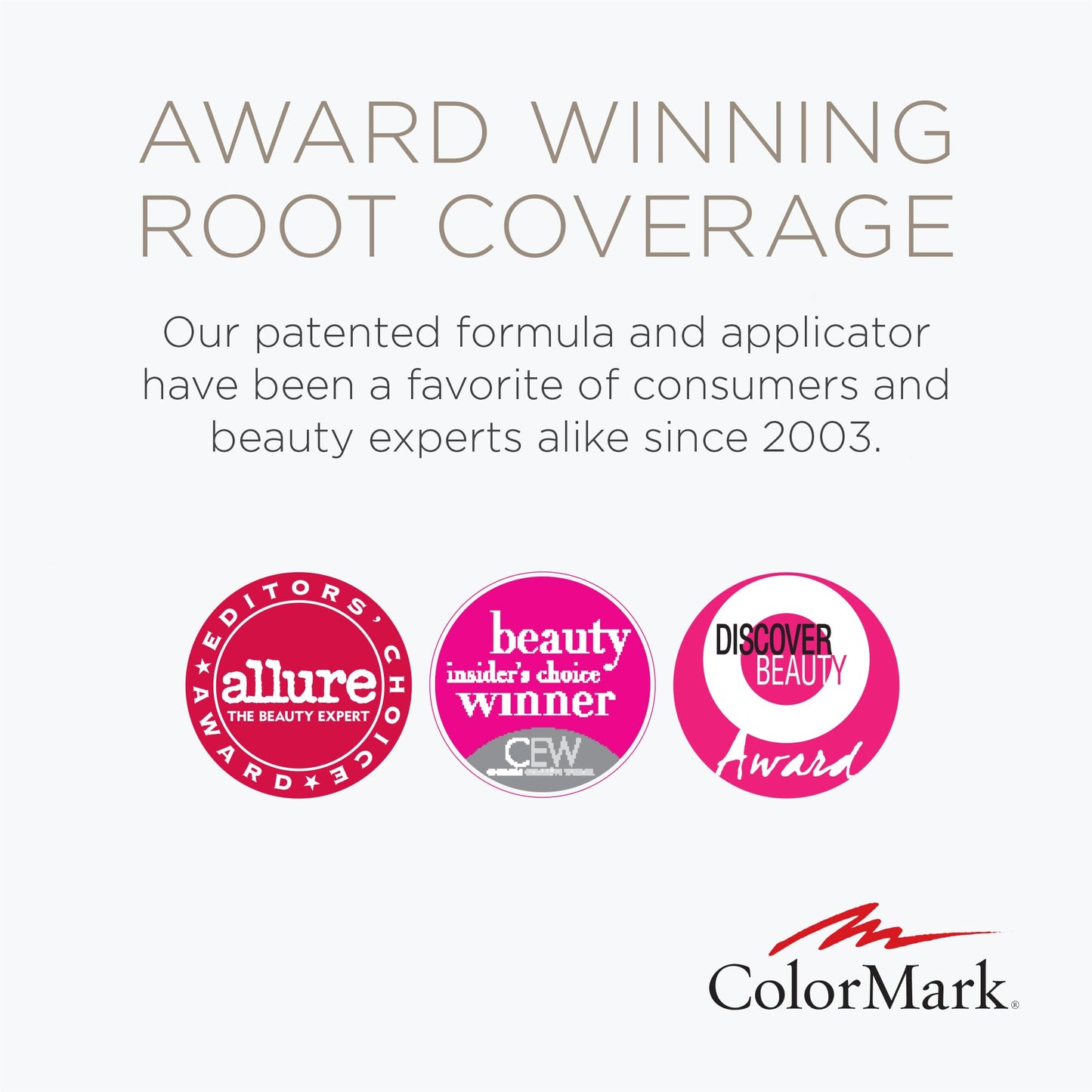 ColorMark PRO Medium Brown Liquid Gray Root Touch Up Wand Applicator, Real Hair Color