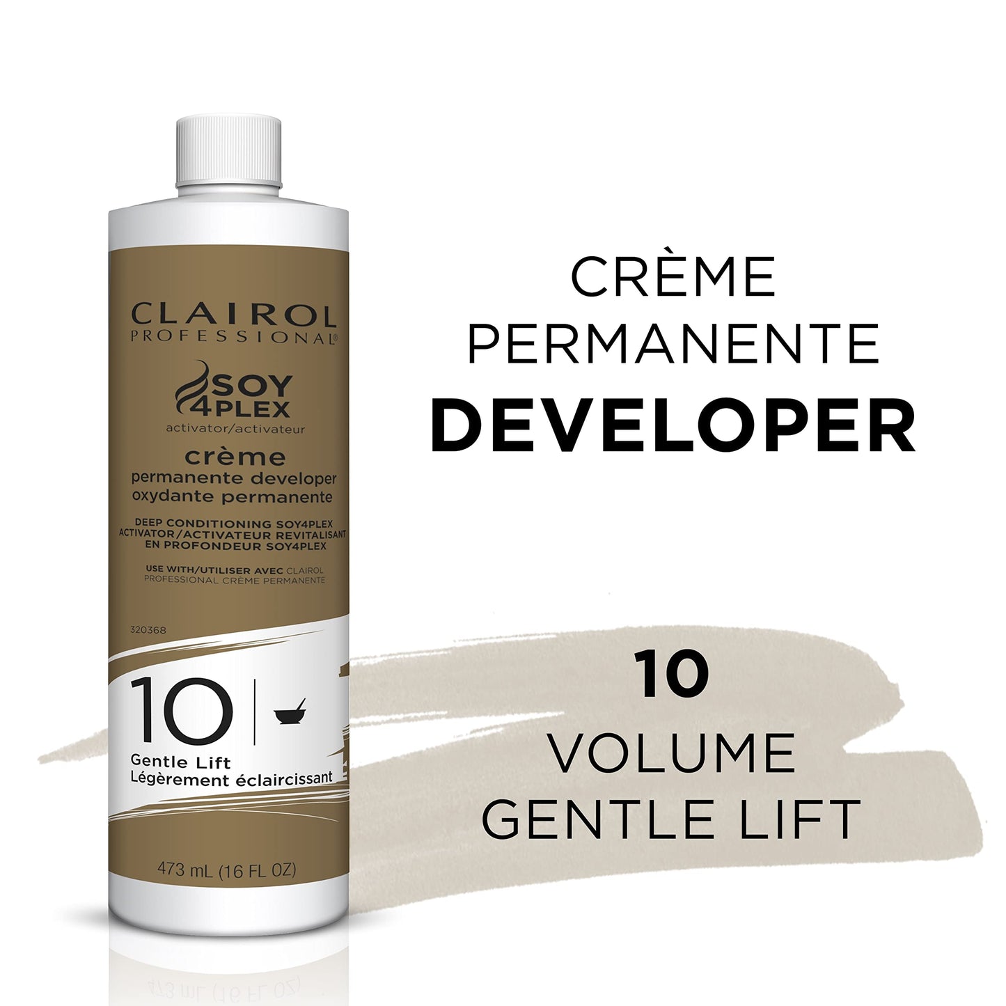 Clairol Professional Crème Permanente 10 volume Hair Developer, 16 oz. - Packaging May Vary