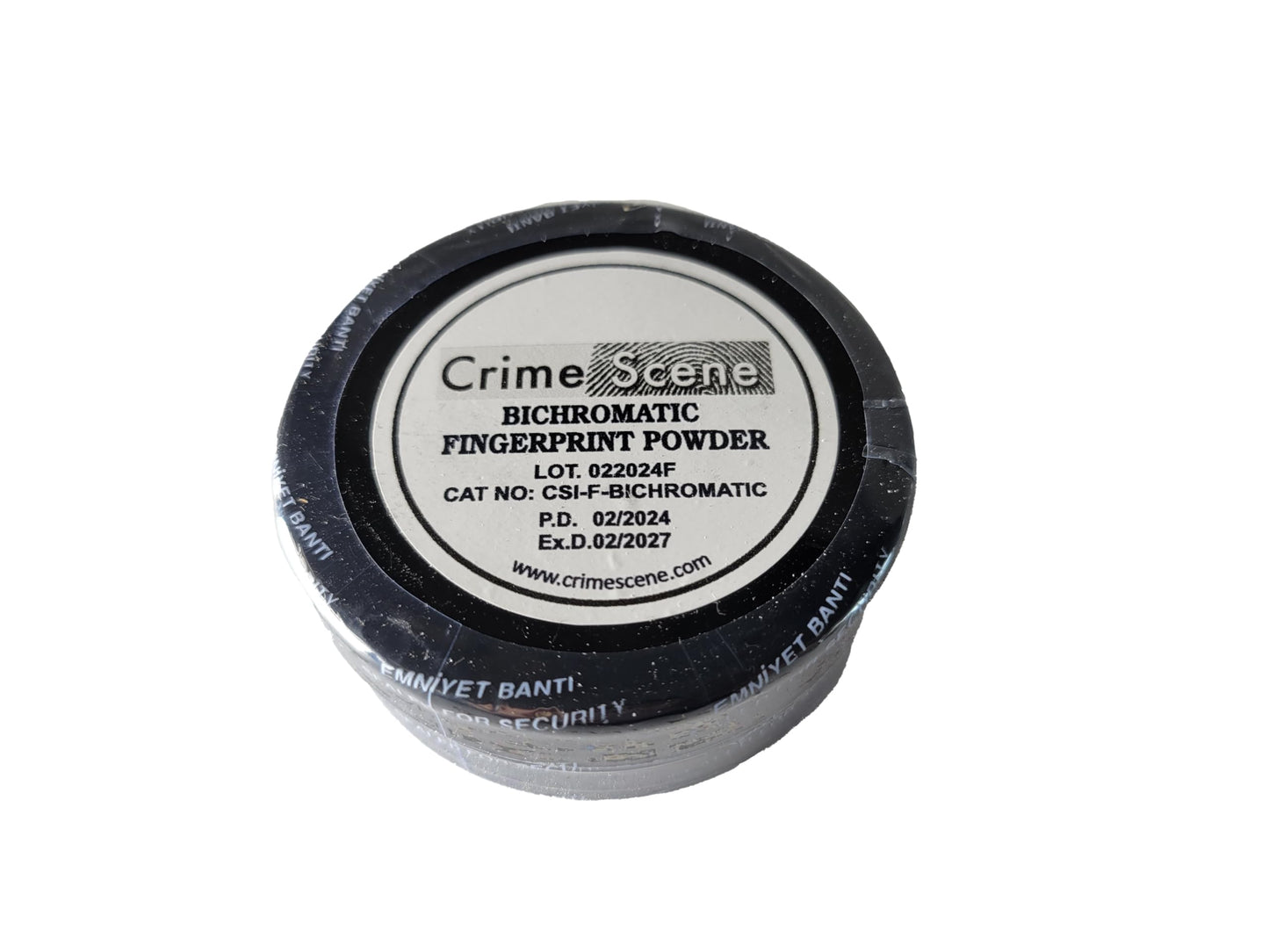 Crime Scene Basic Latent Fingerprint Kit, Bichromatic Grey Powder