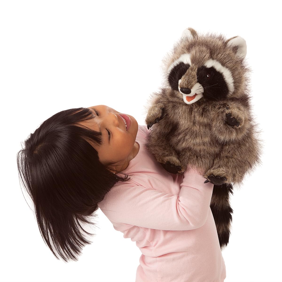 Folkmanis Raccoon Hand Puppet Plush