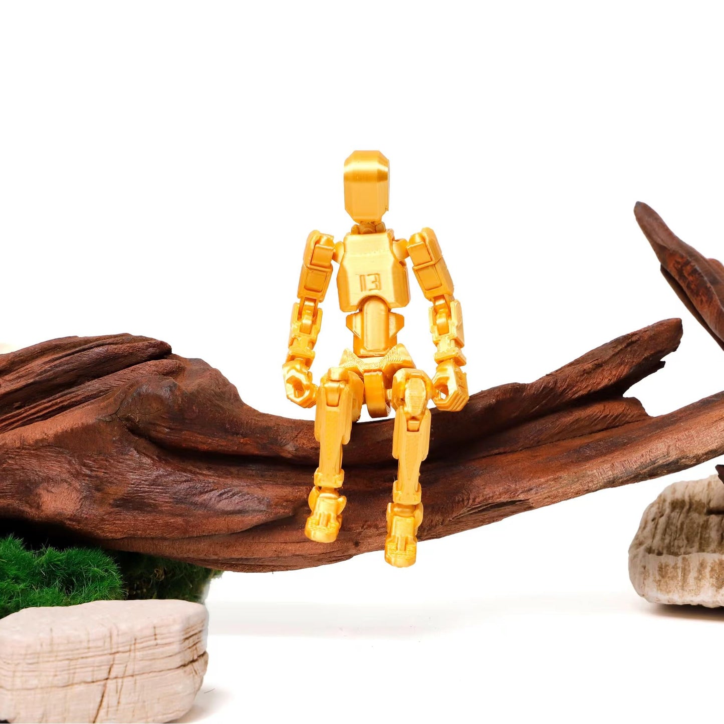 FoxVilla Assembly Completed T13 Action Figure, Titan 13 3D Printed Action Figure, 3D Printed Titan13, Assembled Dummy 13 Lucky 13 Toy Figure