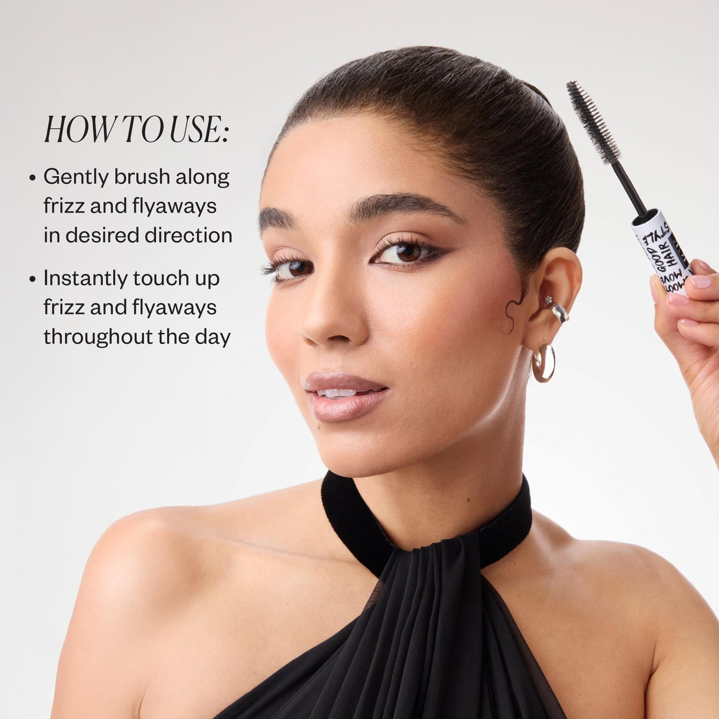 IGK Good Behavior Frizz & Flyaway Hair Taming Wand – Lightweight Gel Control Stick for Smooth, Sleek Hair, Anti-Frizz Styling, 0.24 oz