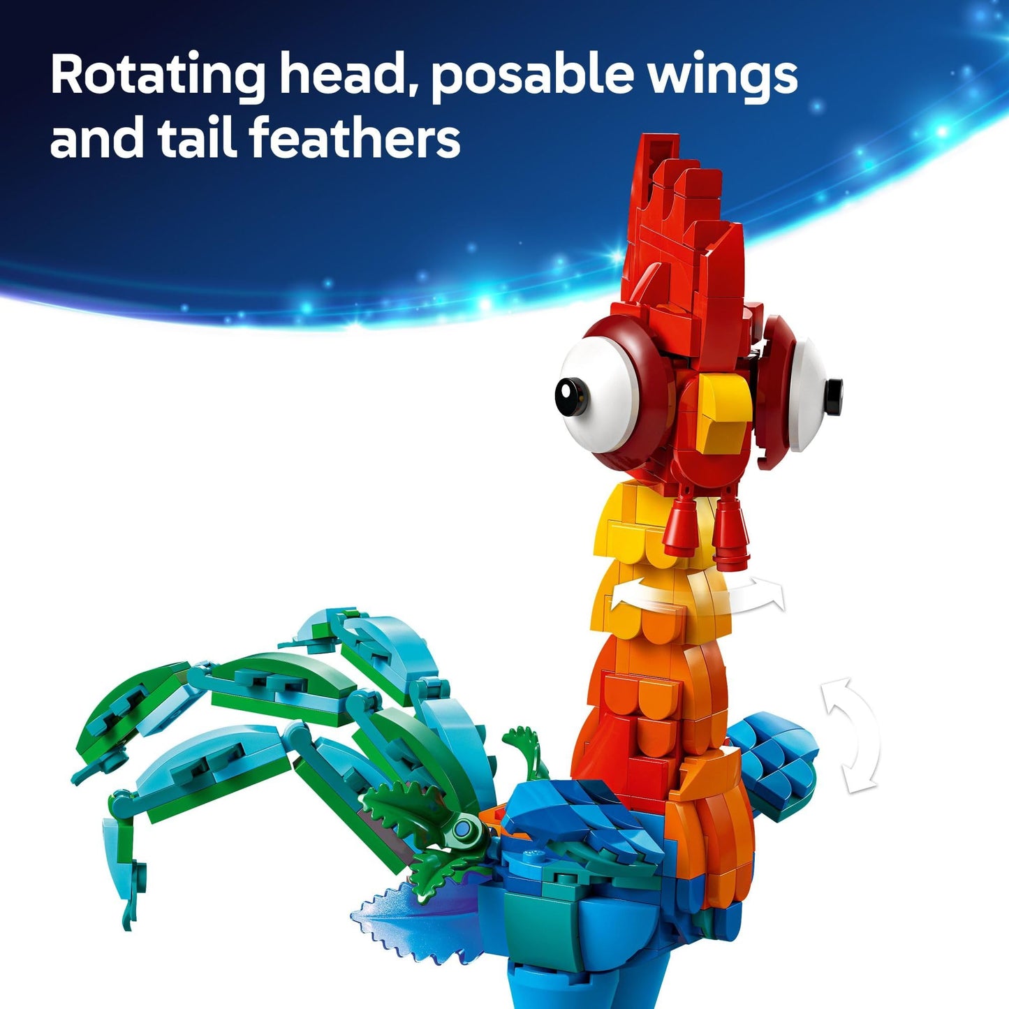 LEGO Disney Moana 2 Heihei - Building Toy for Kids, Girls & Boys, Ages 9+ - Gift for Birthdays - Moana & Disney Toy for Fans - 43272