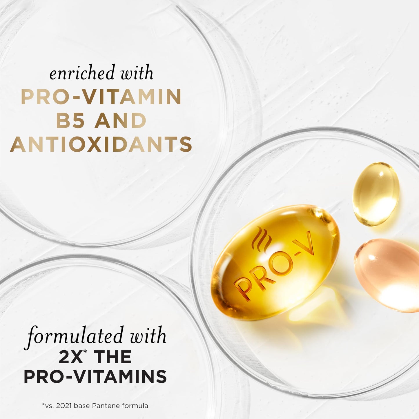 Pantene 2-in-1 Classic Clean Shampoo & Conditioner | Pro-V Nutrients for Dry, Color-Treated Hair | 27.7 Oz, 2-Pack + 0.5 Oz Rescue Shot