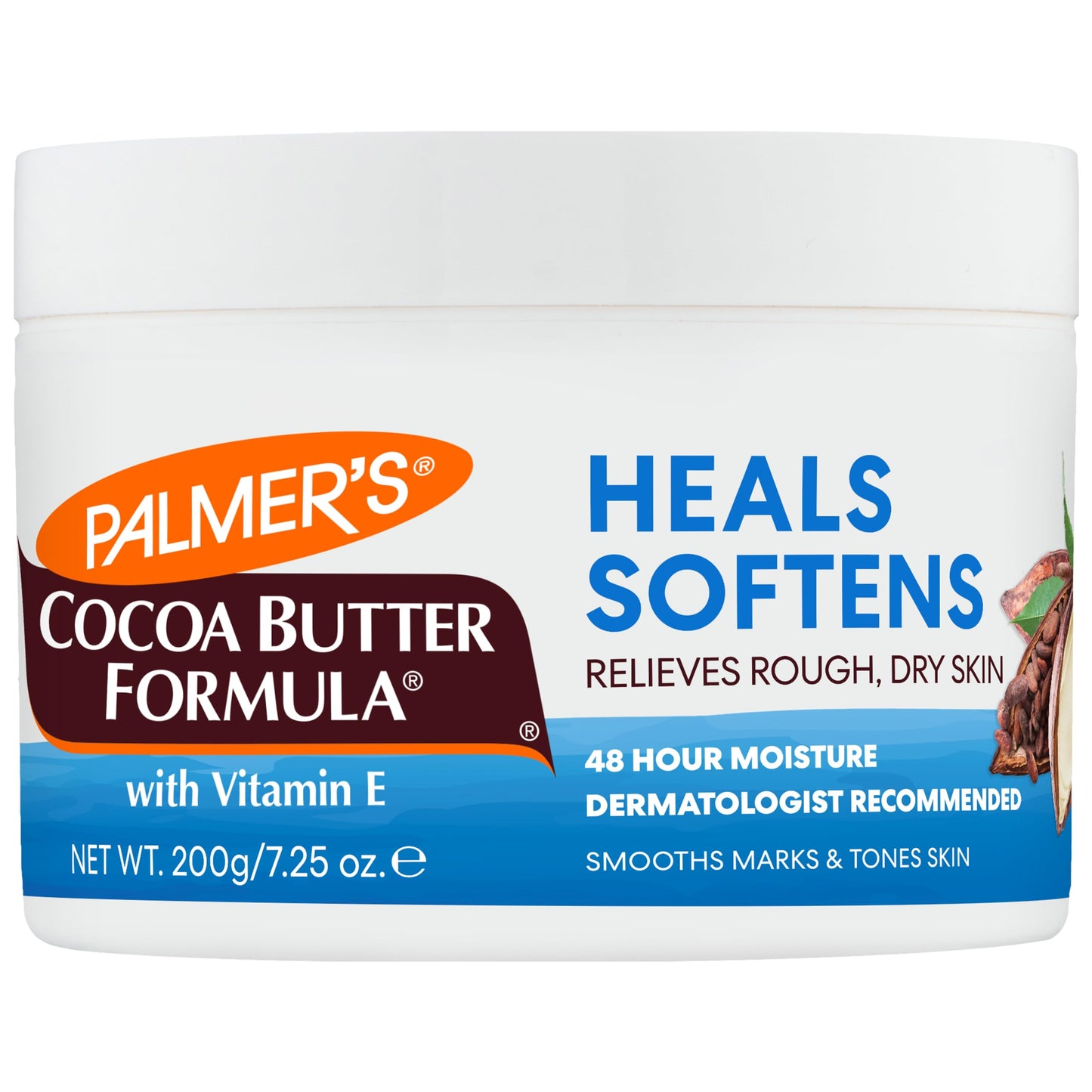 Palmer’s Cocoa Butter Solid Lotion with Vitamin E – Daily Moisturizer for Extremely Dry Skin, Softens & Soothes, 7.25 oz, Pack of 1