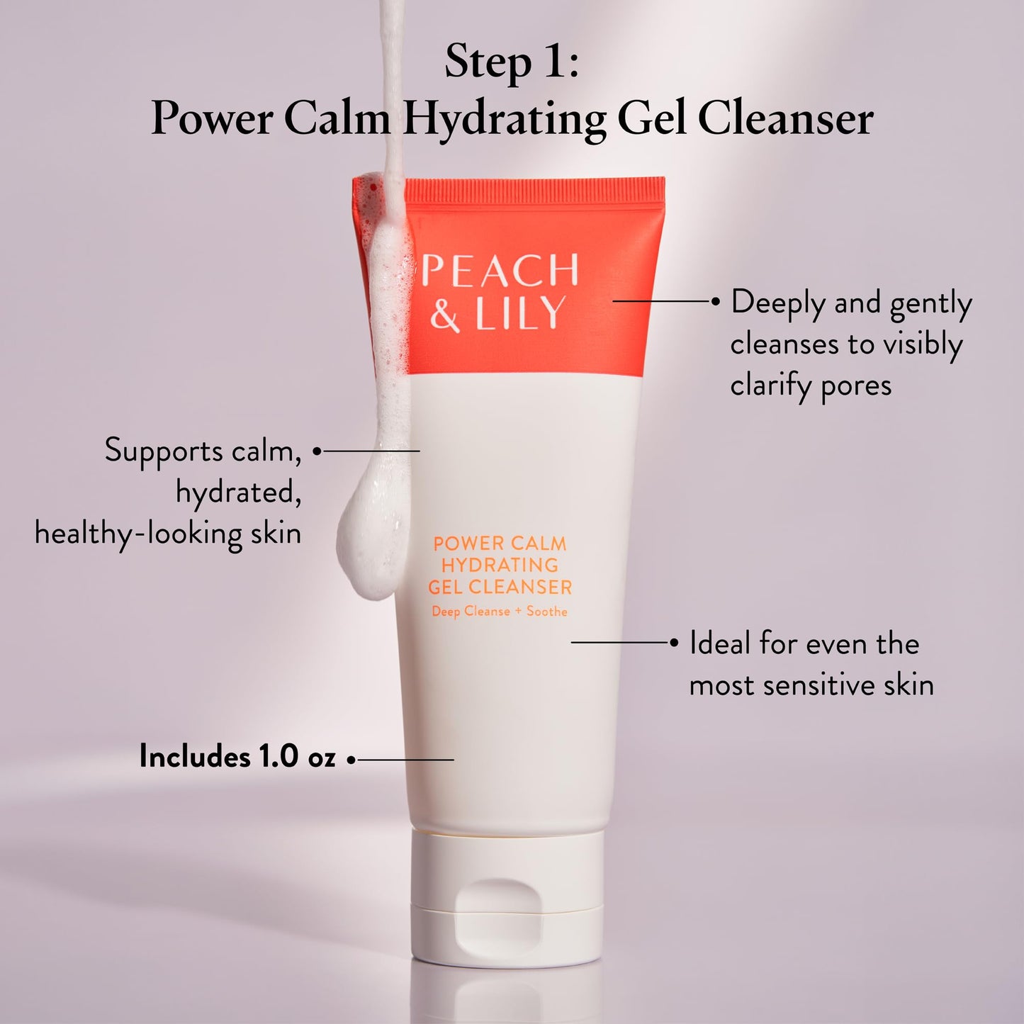 Peach & Lily Glass Skin Discovery Kit – 4-Piece Korean Skincare Set with Cleanser, Essence, Serum & Cream – Acne Routine, Travel, Vegan, Cruelty-Free