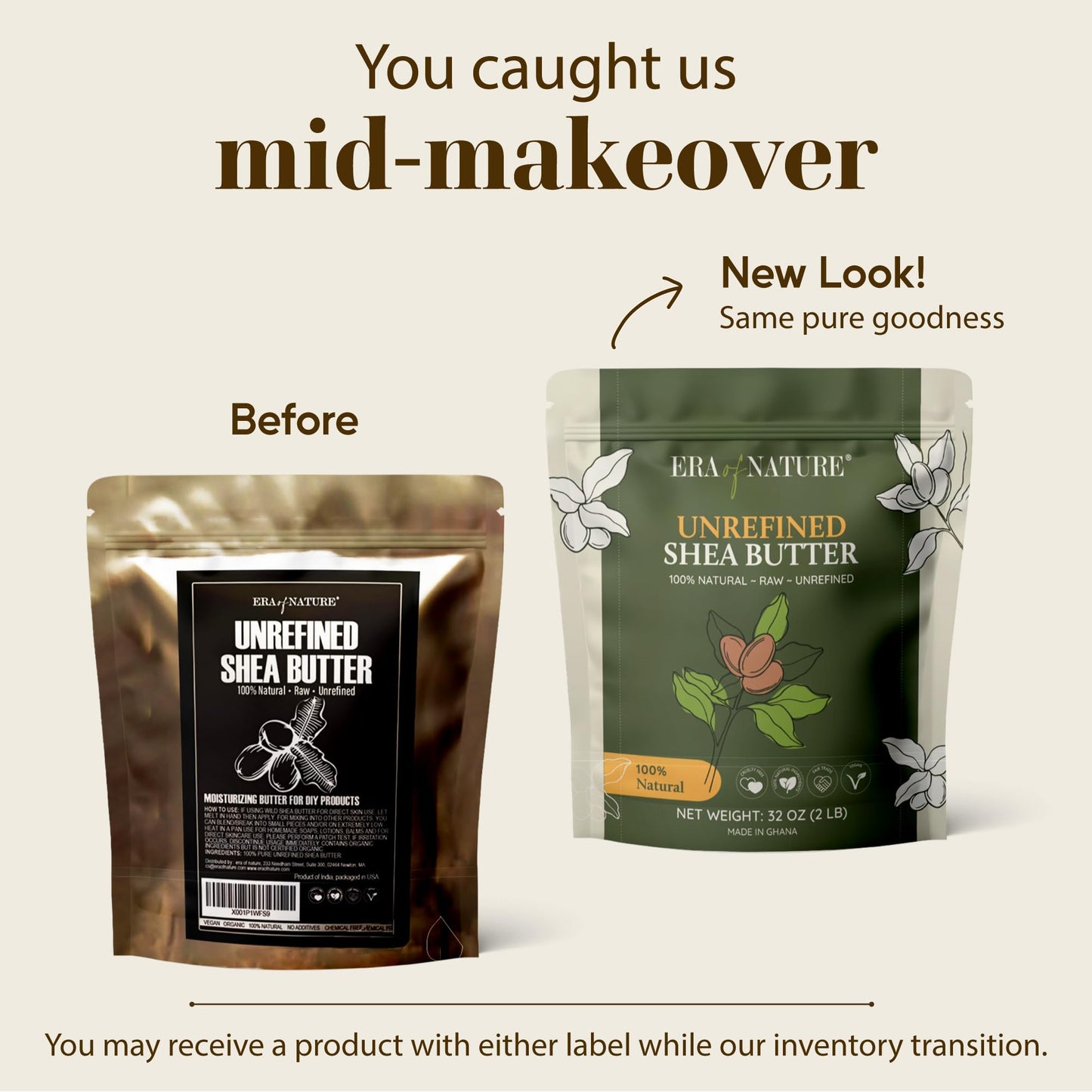 Era of Nature Organic Raw African Ivory Shea Butter 32oz – Moisturizing Skin & Hair, DIY Lip Balm, Cream, Soap & Lotion Making Kit