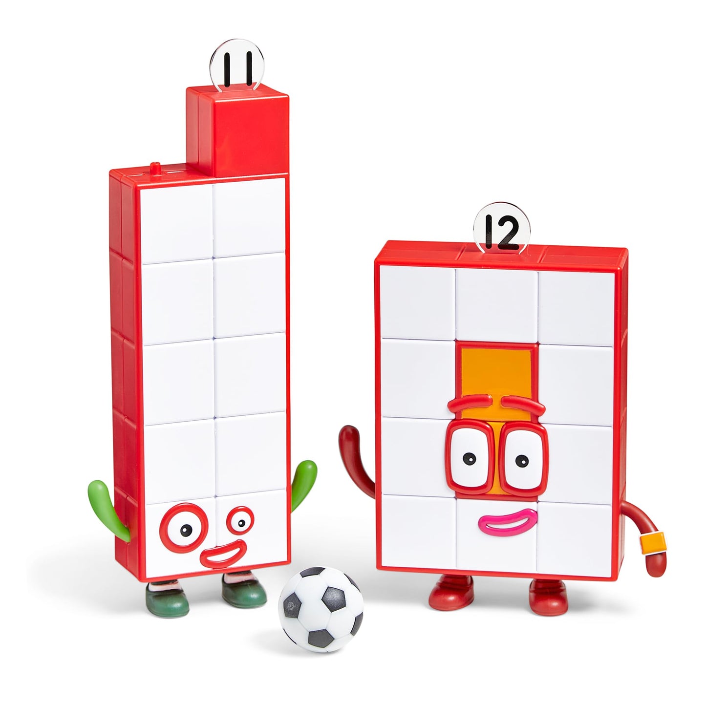 hand2mind Numberblocks Friends Eleven & Twelve Figures, Math & Number Toys for Toddlers 3-5, Preschool Learning, Educational Figurines