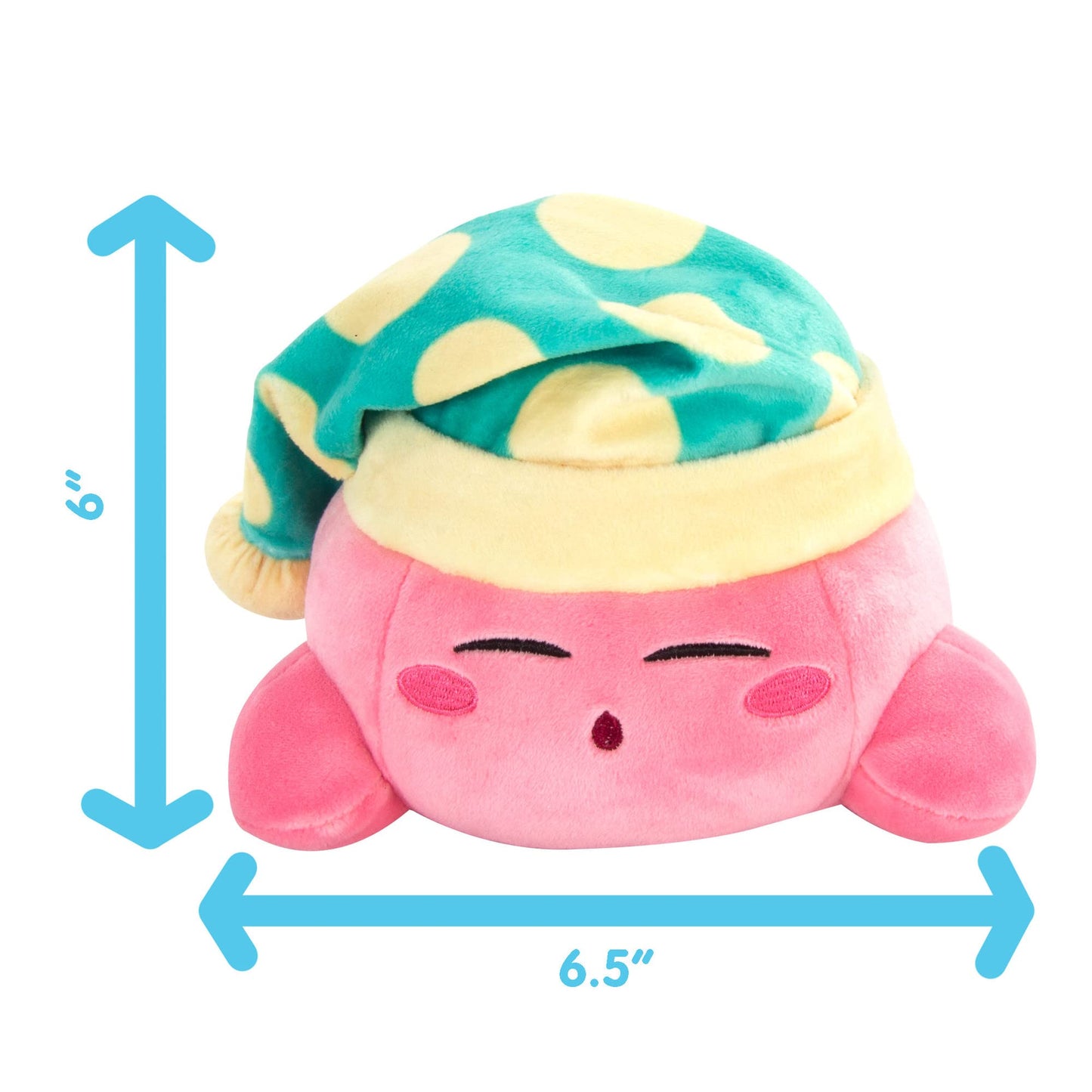 Club Mocchi Mocchi Kirby Plush - Sleeping Kirby Plushie - Easter Basket Stuffers - Squishy Plush - 6 Inch