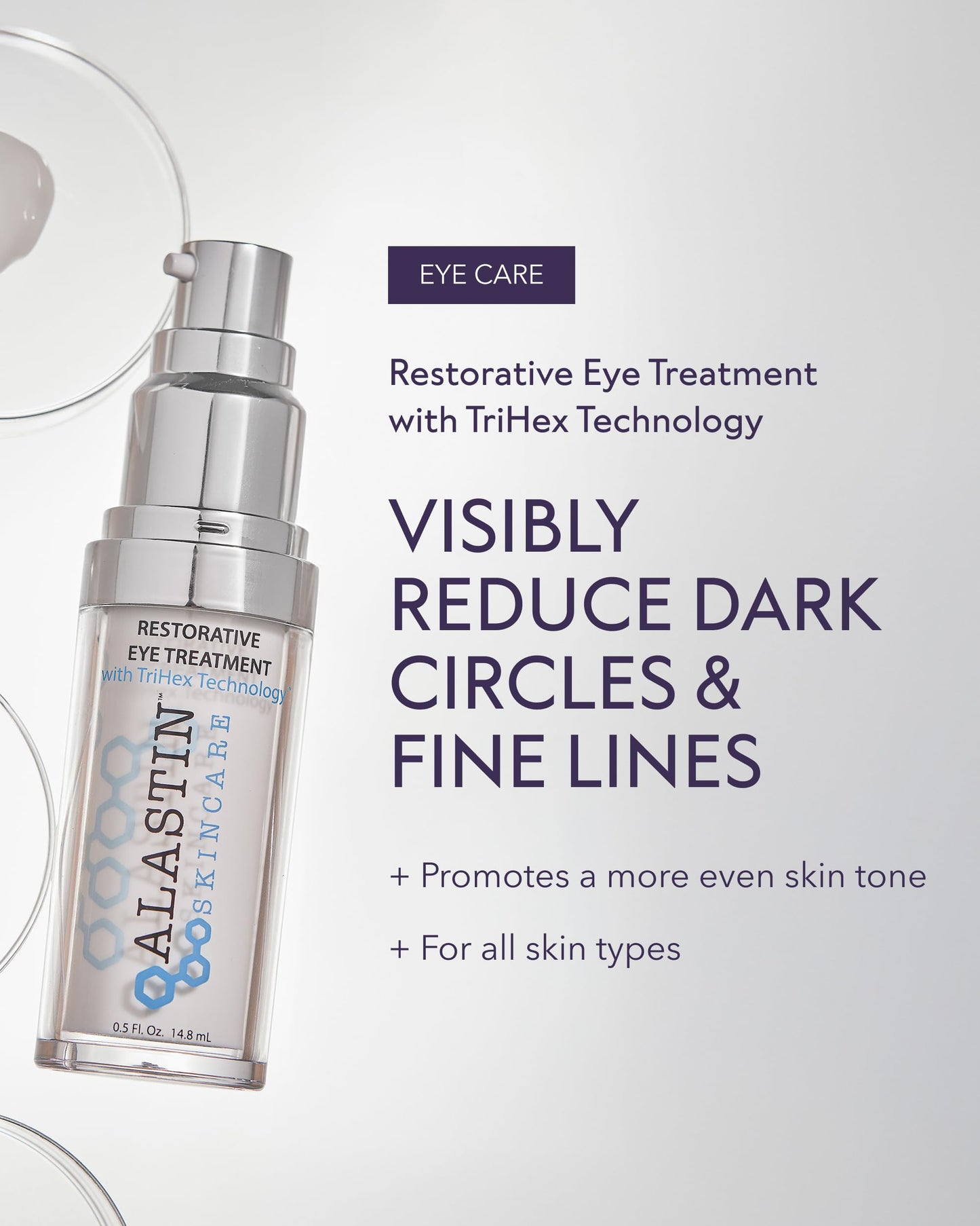 ALASTIN Skincare Restorative Eye Treatment (0.5 oz) | Anti-Aging Eye Cream | Helps Reduce Dark Circles & Puffiness | Firming & Hydrating