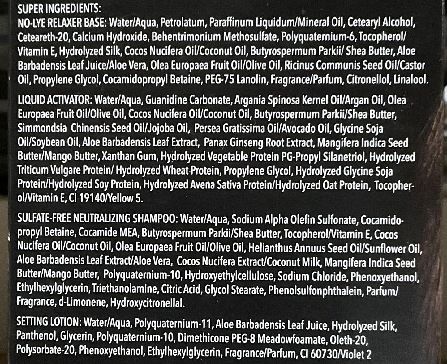 Ultra Sheen Supreme No-lye Relaxer Conditioning Creme Kit, Super, 1 Ea, 1count