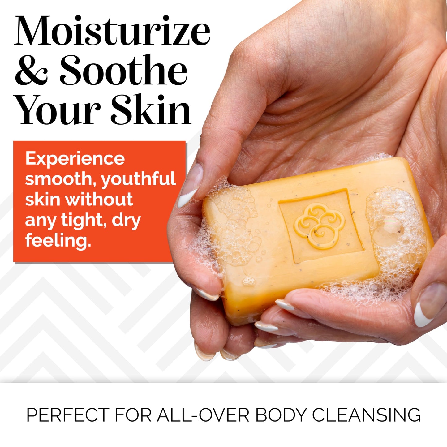 Sibu Sea Buckthorn Soap 3-Pack – Citrus Scent Face & Body Bar, Moisturizes, Reduces Redness & Blemishes, Soothes Sensitive Skin