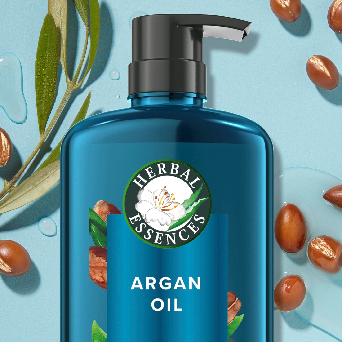 Herbal Essences Argan Oil Repair Shampoo & Conditioner Set, 2-Pack, 20.2 Fl Oz Each, Moisturizing, Paraben-Free, Color-Safe, Citrus Scent