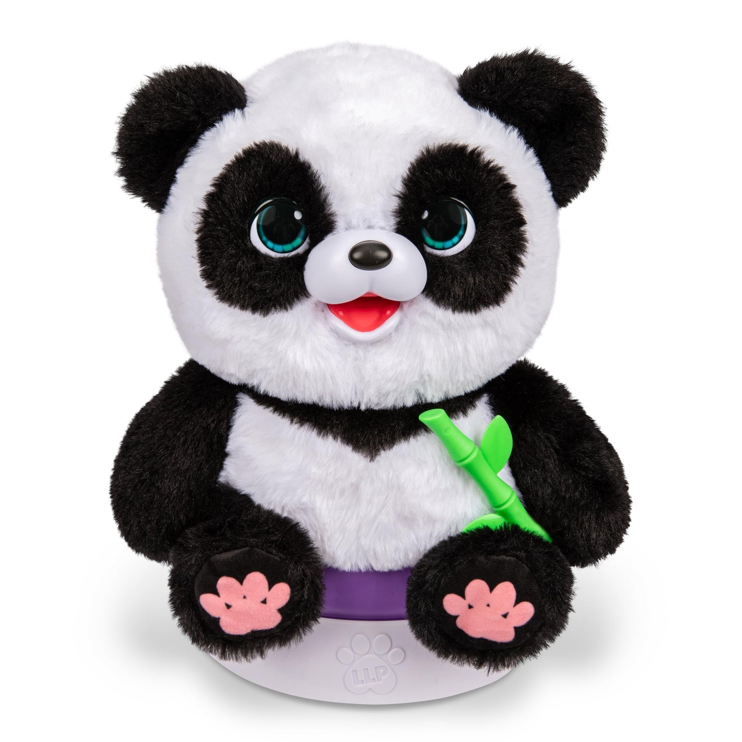 Little Live Pets My Baby Talking Panda ChuChu, Cuddly Panda Toy Plush with 50+ Sounds, Potty Dance, Kick, Feed, Kids Interactive Animal Toys Ages 4+