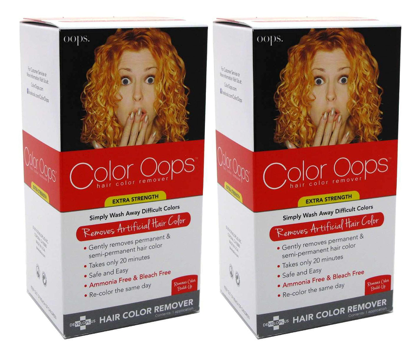 Developlus Color Oops Color Remover (Extra Strength) (Pack of 2)
