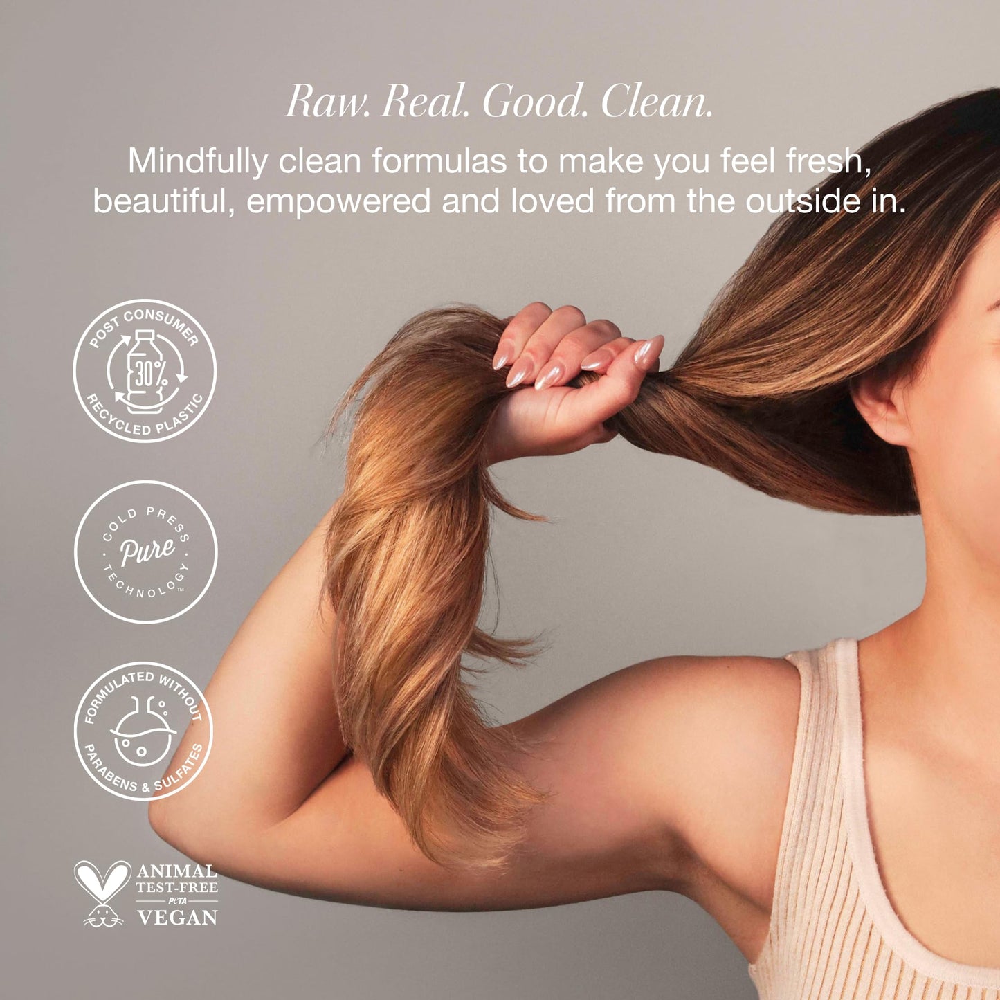 Raw Sugar Grow Pro Shampoo & Conditioner Set – Vegan Biotin Anti-Thinning, Pro-Lengthening Formula with Passion Fruit & Marula, Sulfate-Free