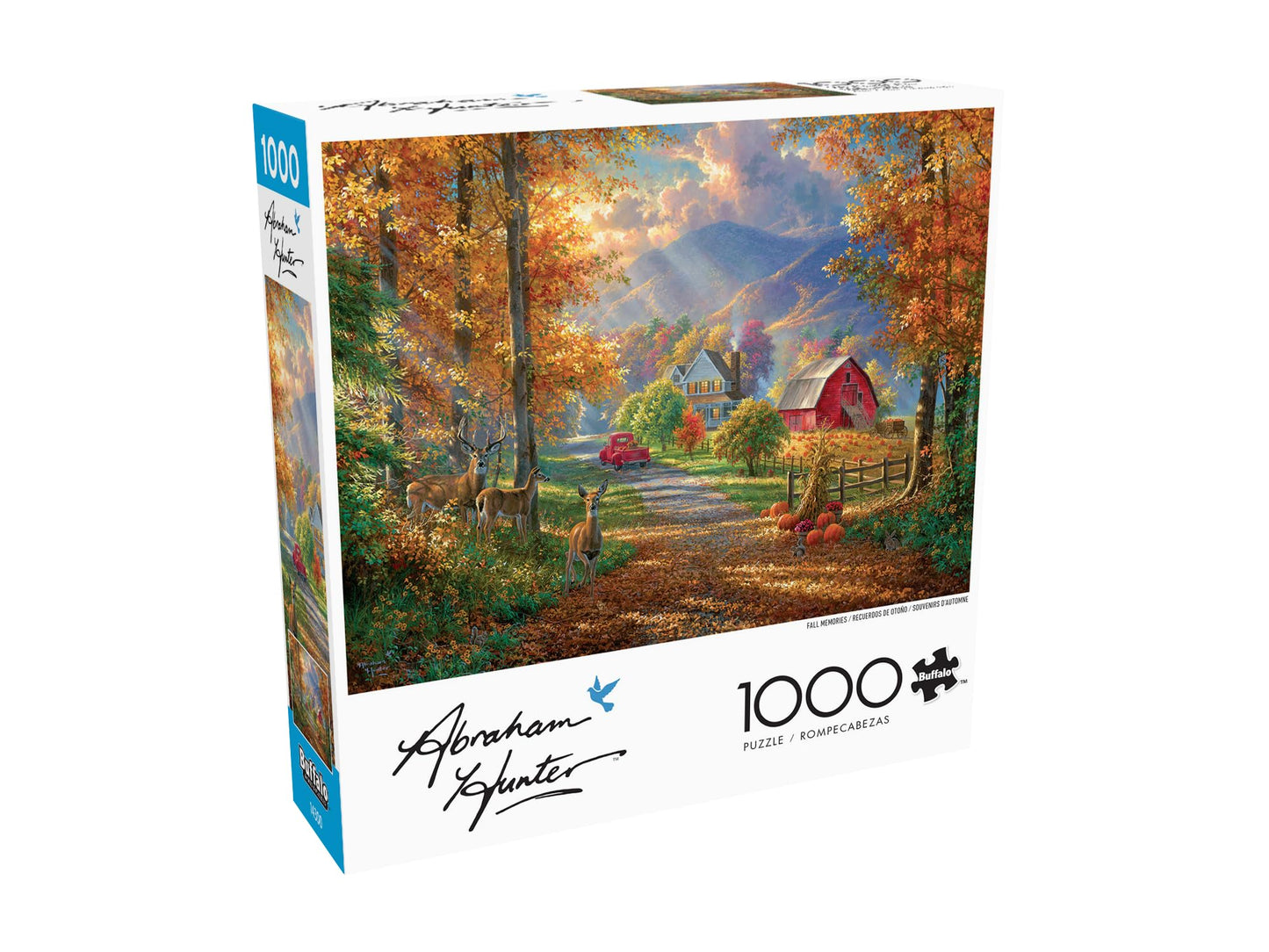 Buffalo Games Abraham Hunter Fall Memories – 1000-Piece Jigsaw Puzzle for Adults, Challenging Game Night Fun, 26.75"x19.75" Finished Size
