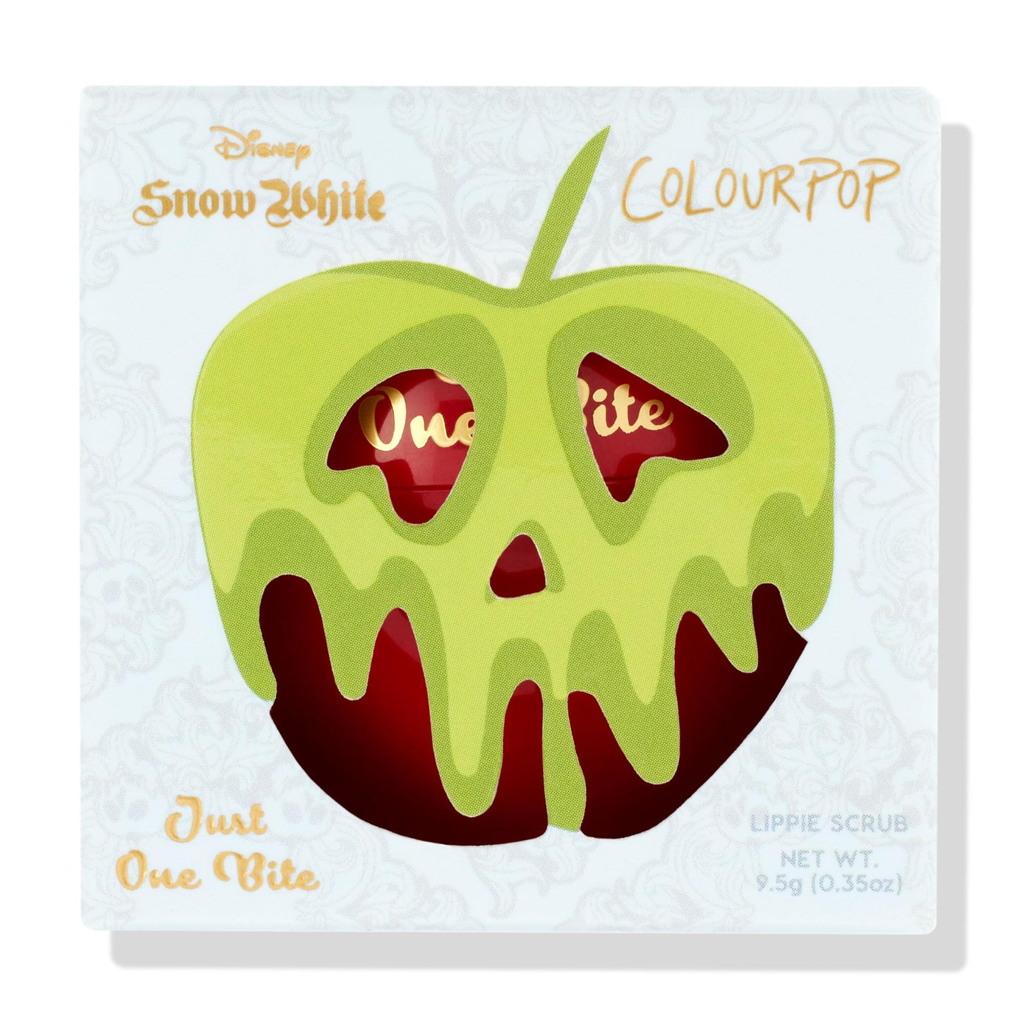 ColourPop x Snow White Apple Lip Scrub, Limited Edition, Exfoliating & Nourishing, Softens Lips, Red Apple Flavor, 0.35 oz