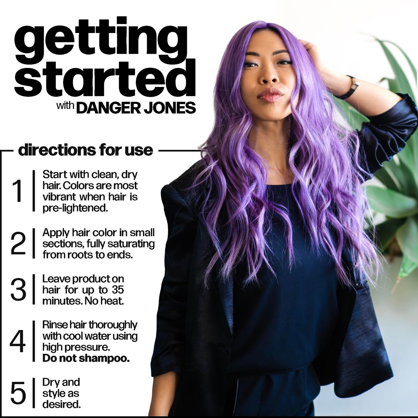 Danger Jones Semi-Permanent Hair Color (Hustler - Pink)