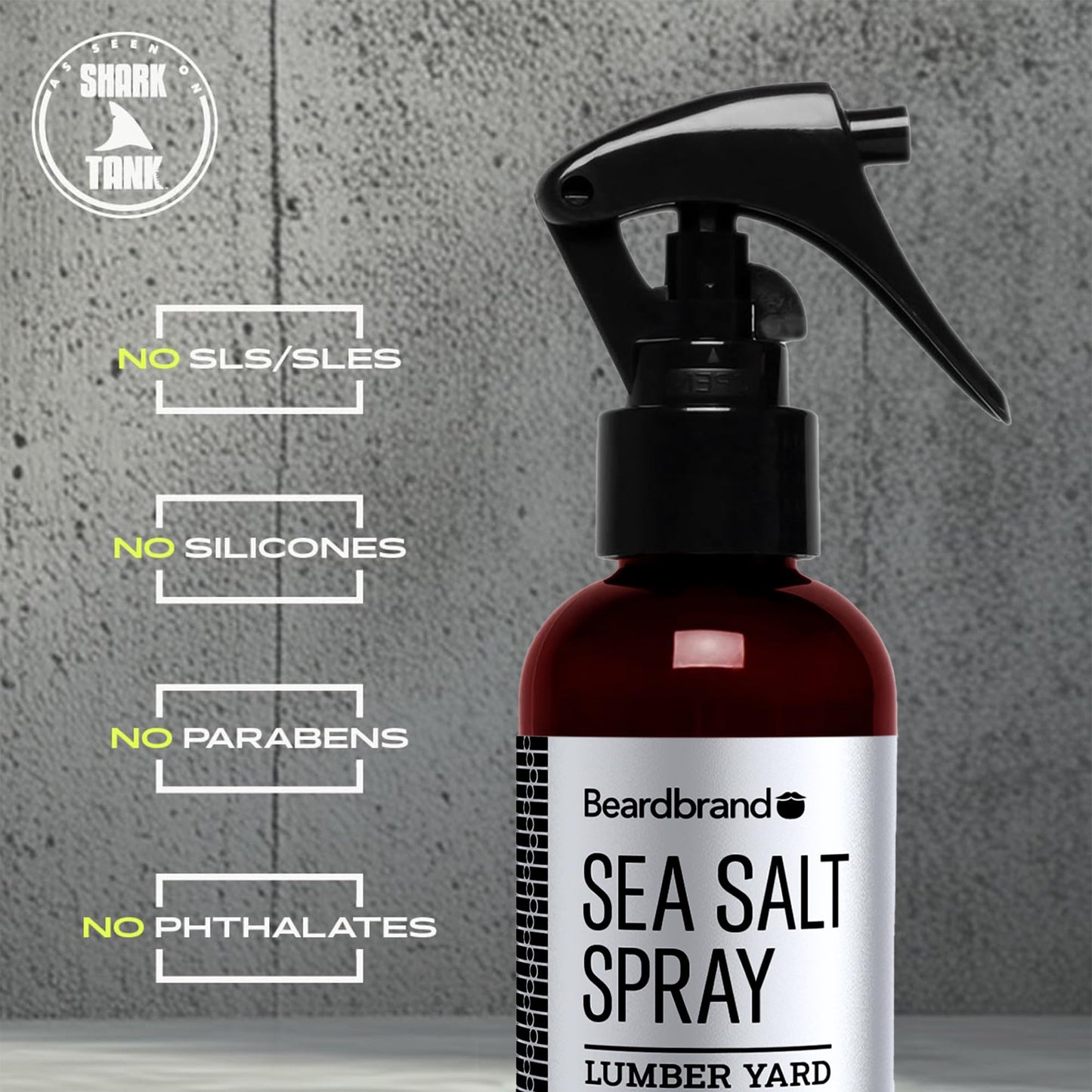 Sea Salt Spray for Men – Texturizing Hair Spray for Effortless Volume & All-Day Hold | Lightweight, Natural Finish with Lumber Yard Scent