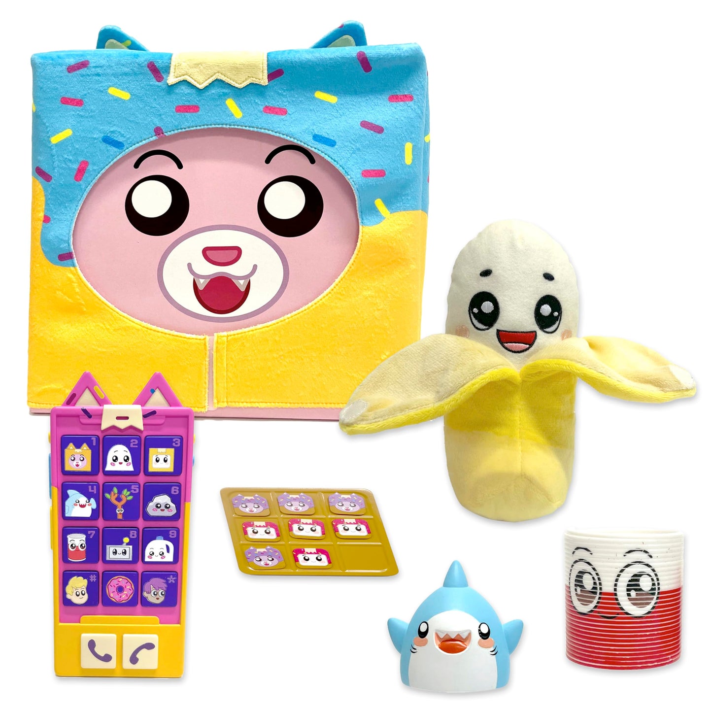 LankyBox Giant Foxy Surprise Snack Box, YouTube Gaming Channel, Mystery Surprise Giant Blind Box, 5 Fun Surprises Inside, Official Merch