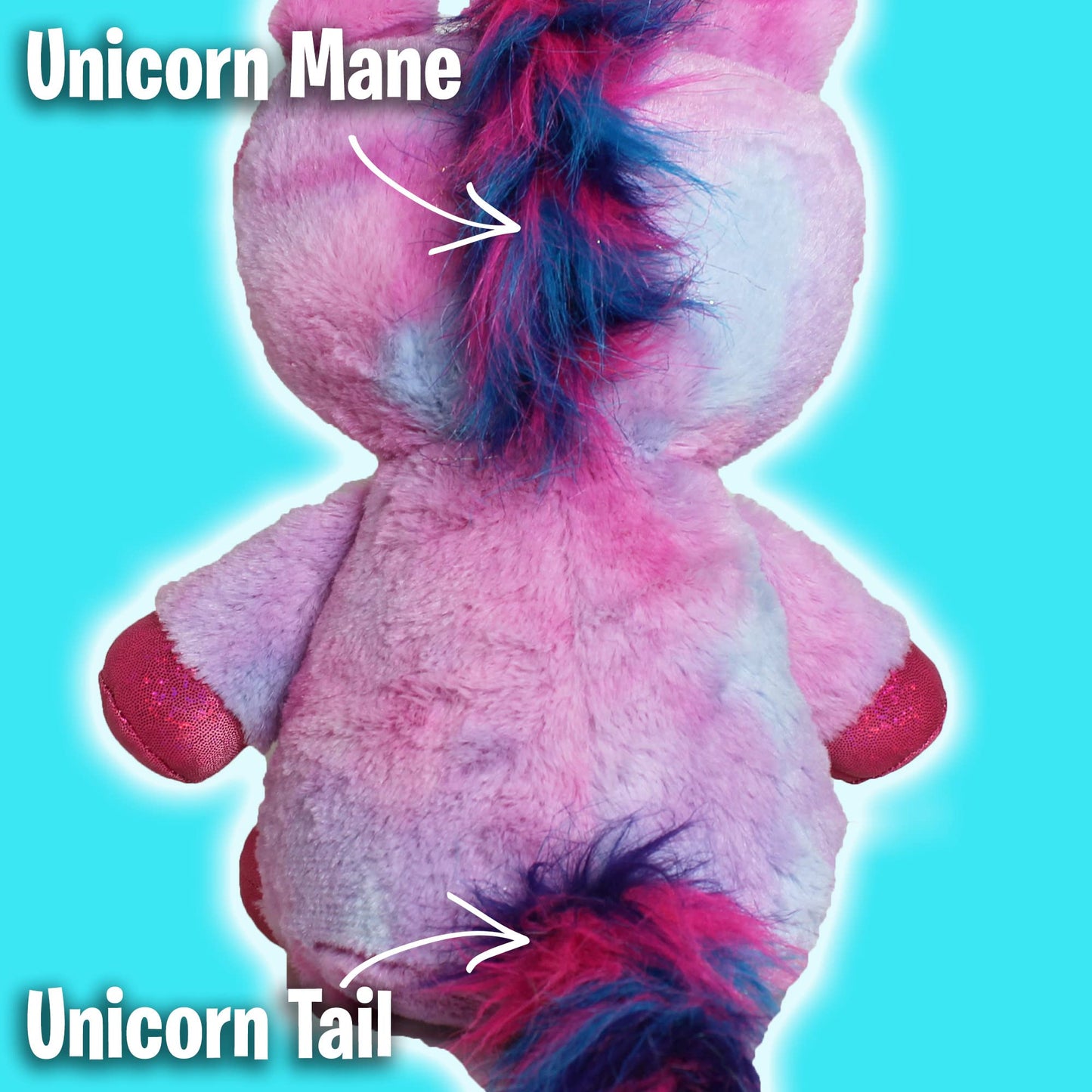 Ontel Star Belly Dream Lites Unicorn – Plush Night Light, Glowing Stars & Shapes in 6 Colors, Pink & Purple Stuffed Animal
