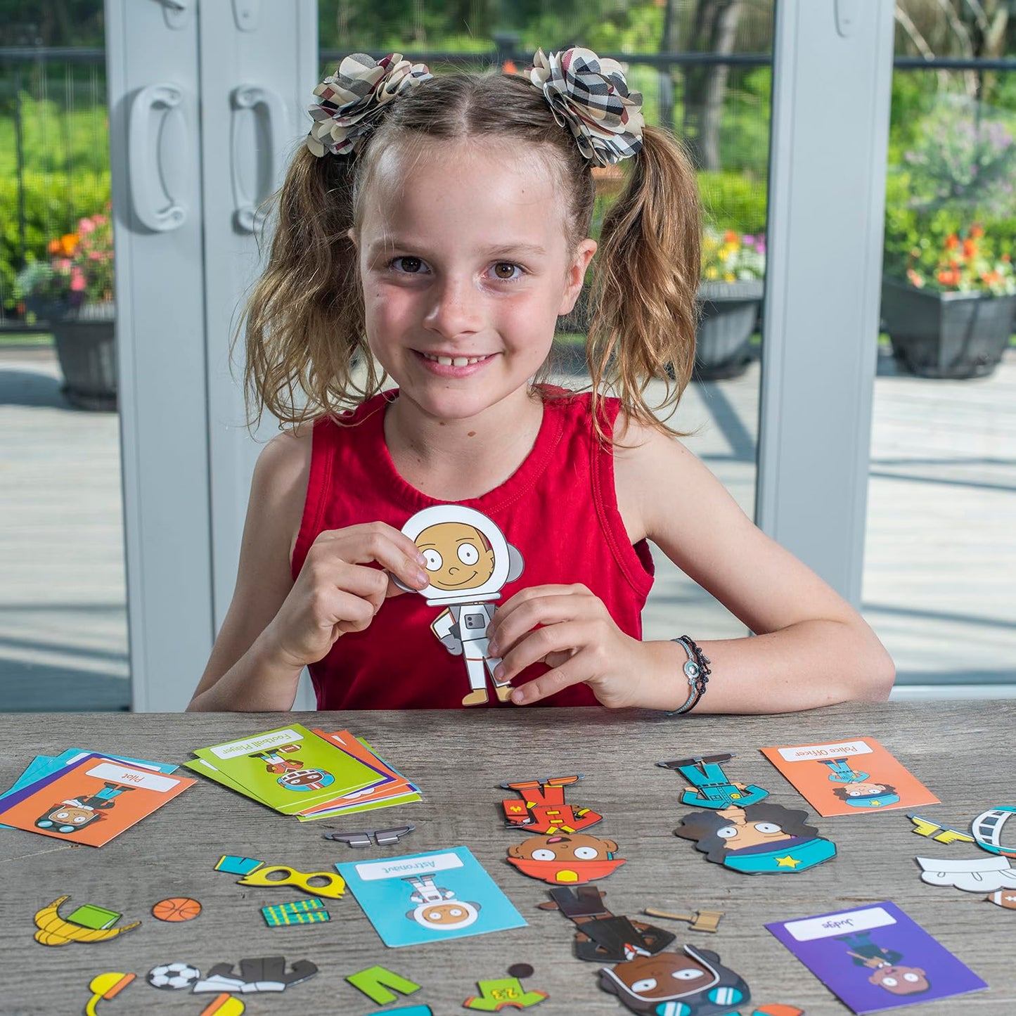 Open The Joy Magnetic Dress-up Playset for Kids - Mix and Match Magnetic Outfits, Accessories, and Characters - Ages 4 and Up