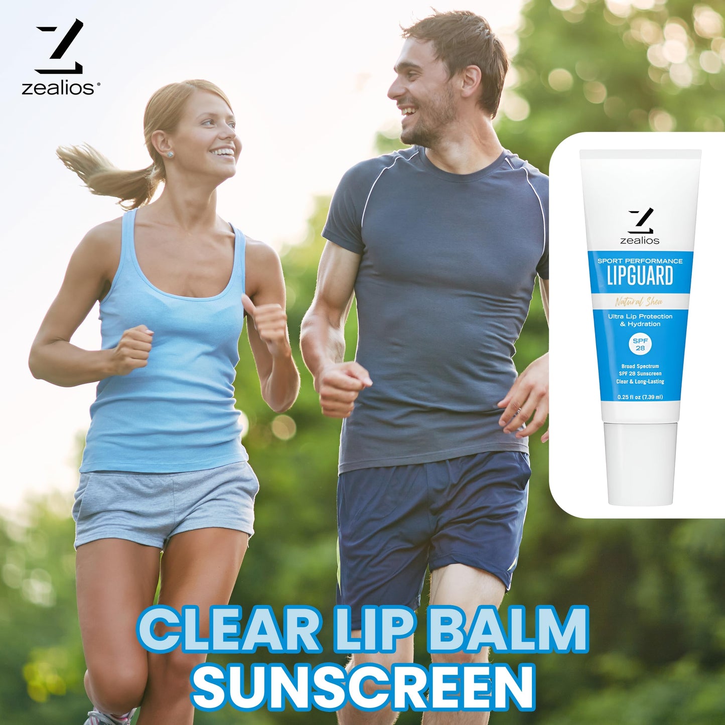 Zealios LipGuard SPF 28 Lip Balm – Hydrating Sunscreen for Dry, Cracked Lips, Paraben-Free with Coconut & Jojoba Oil, 0.25 oz