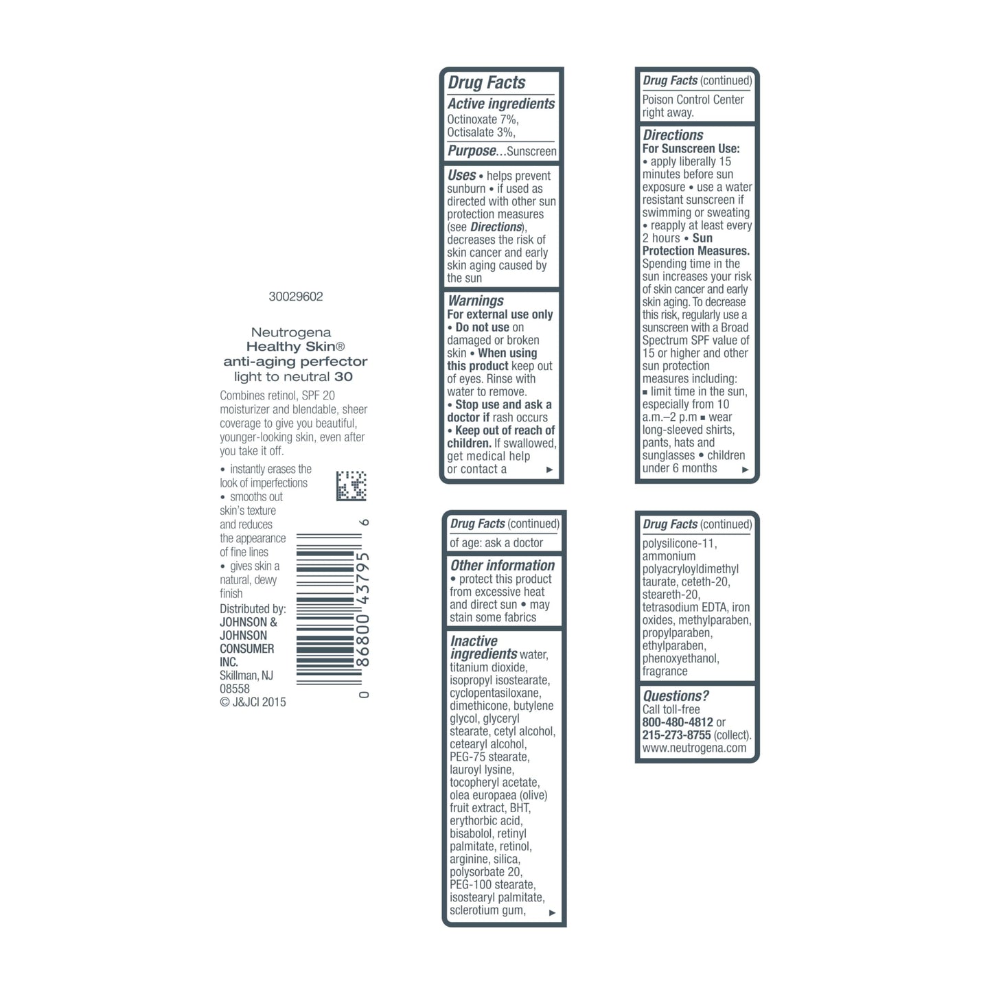 Neutrogena Retinol Anti-Aging Tinted Moisturizer SPF 20 – Broad Spectrum Sunscreen, Sheer Coverage, Healthy Skin Perfector, 1 fl. oz