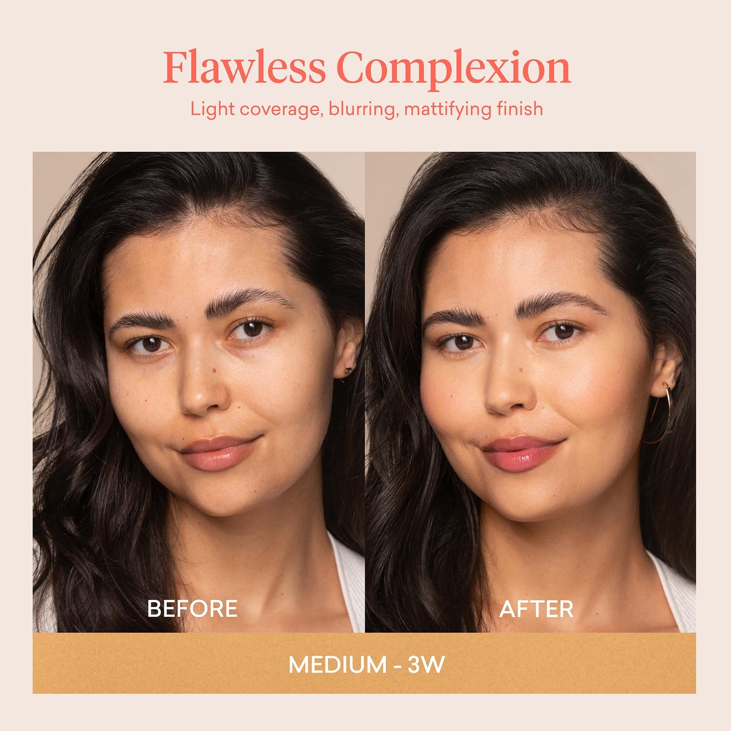 Toty by Sofia Vergara Ilumina CC Cream Compact SPF 50+ Mineral Tinted Sunscreen - Matte, Light Coverage, Water & Sweat Resistant, 3W