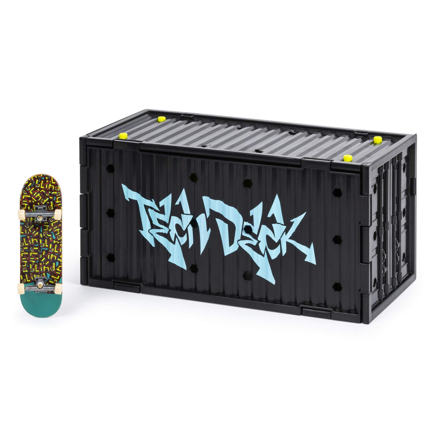 Tech Deck, Transforming SK8 Container Pro Modular Skatepark with Exclusive Fingerboard, Kids Toy for Ages 6 and Up (Styles May Vary)