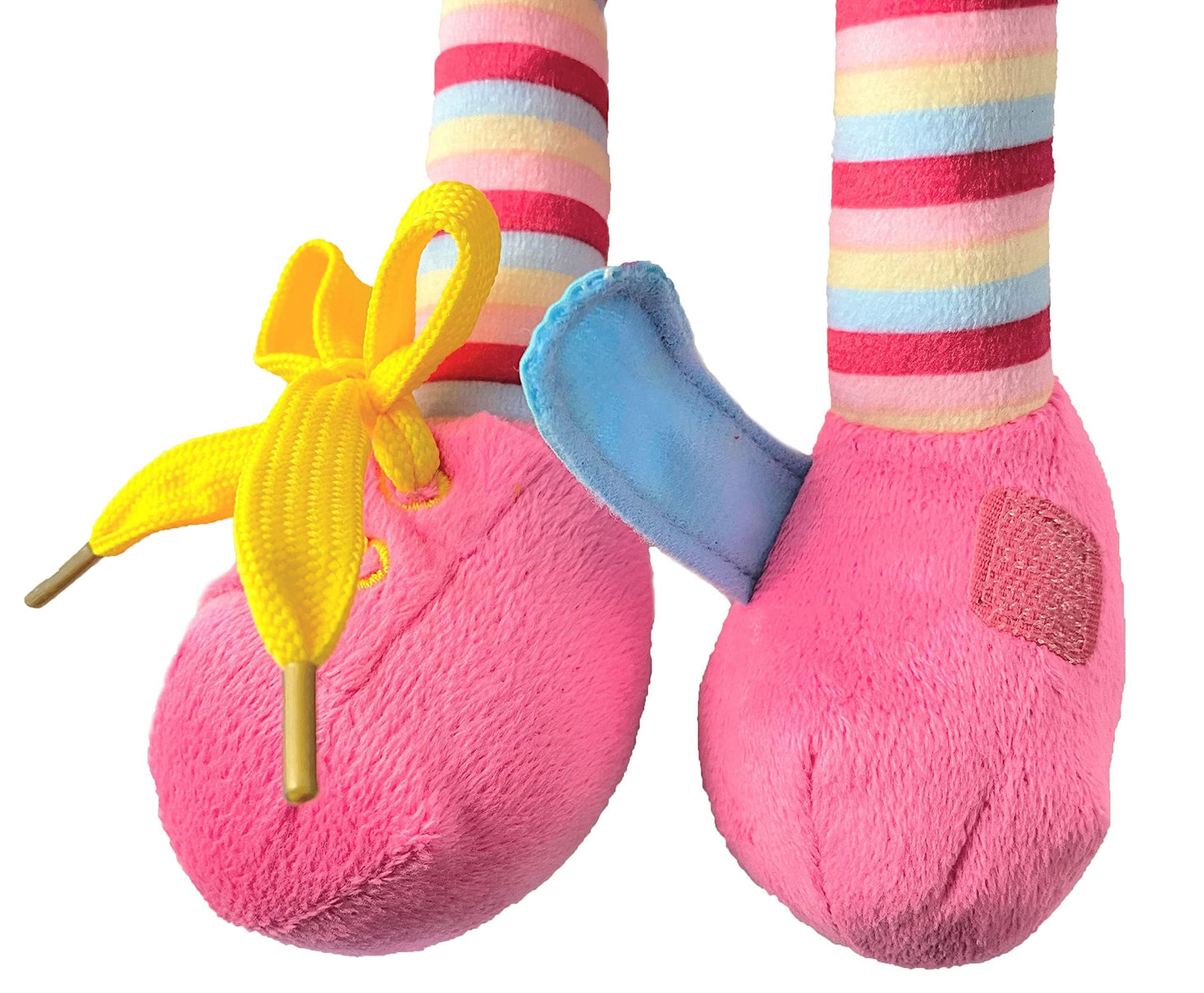 Snuggle Stuffs Sugar Snap Plush Learn to Dress Doll for Toddlers - 15" - for 2 Year Old Girl - Montessori