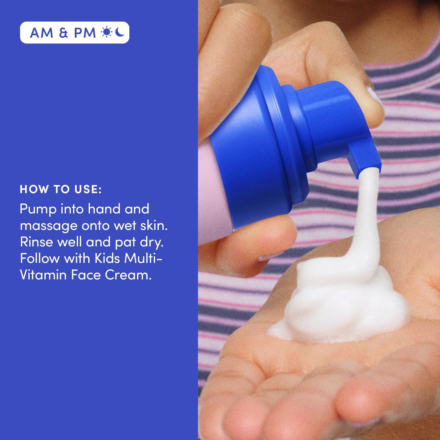 Evereden Kids Face Wash: Cool Peach, 3.4 fl oz. | Gentle Skin Care | Non-toxic and Clean Ingredients | Multi-Vitamin Skin Care for Kids