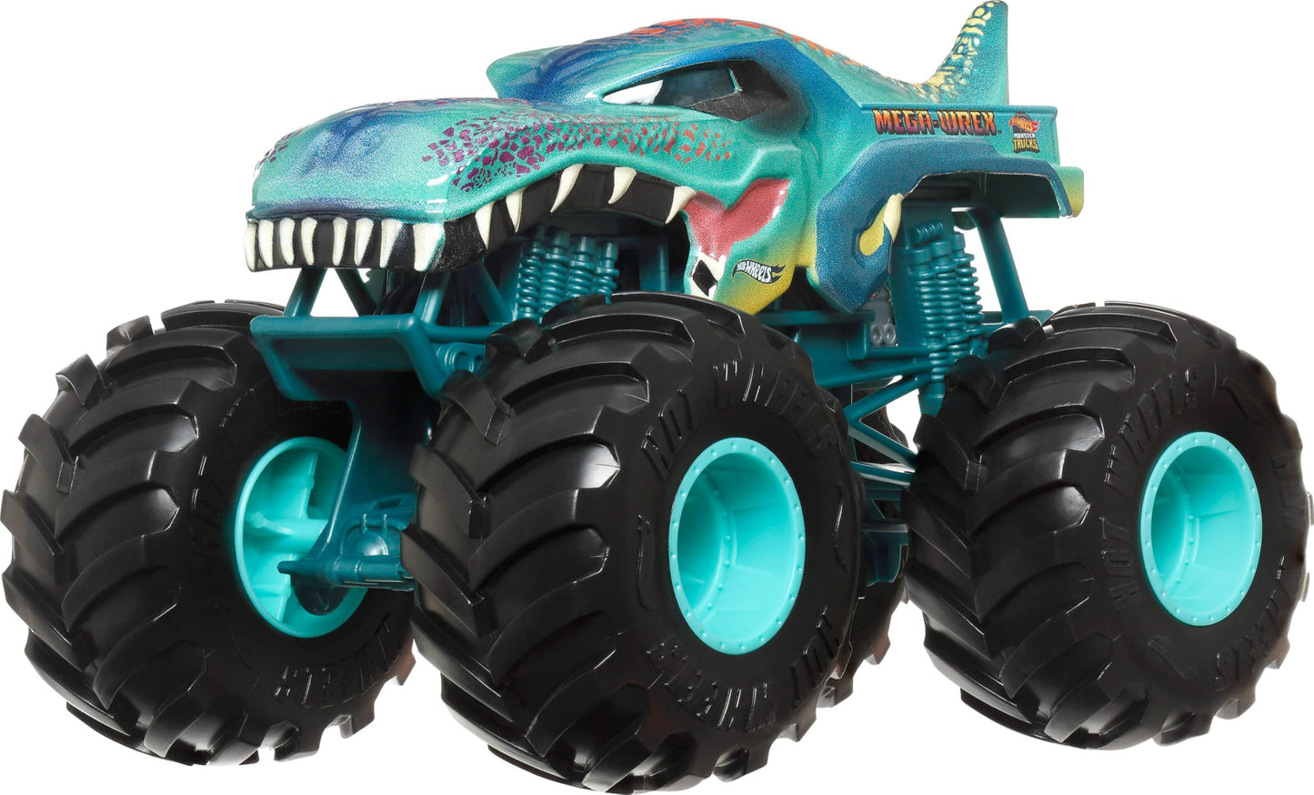 Hot Wheels Monster Trucks, Oversized Monster Truck, 1:24 Scale Die-Cast Toy Truck with Giant Wheels and Cool Designs