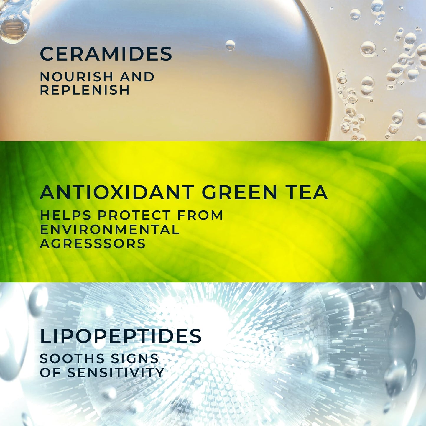 RoC Barrier Renew Night Moisturizer 2.5oz with Ceramides, Green Tea & Lipo Peptides + Retinol Eye Cream Packette for Skin Renewal