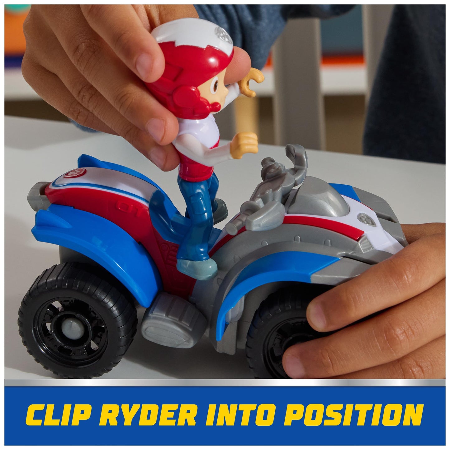 Paw Patrol, Ryder’s ATV Toy Vehicle with Collectible Action Figure, Sustainably Minded Kids Toys for Boys & Girls Ages 3 and Up