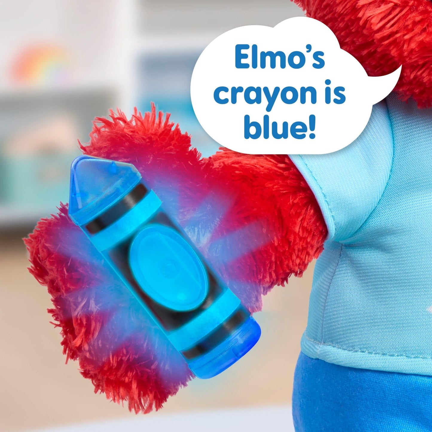 Just Play Sesame Street 13" Learning Elmo Plush with 50+ Phrases, Lights, Sounds & Motion – Educational Toy for Kids 18+ Months