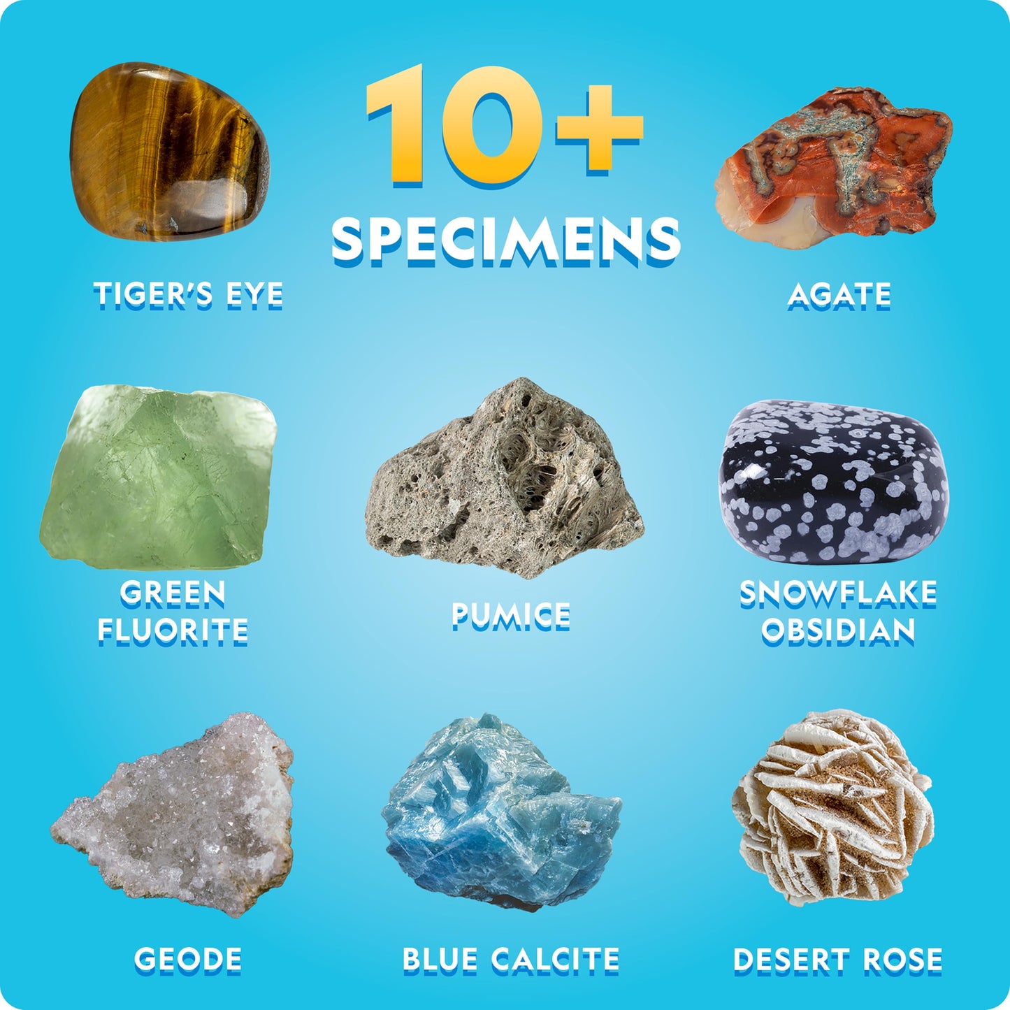 National Geographic STEM Science Kit - 15+ Experiments, Crystal Growing, Volcano Kit, Dig Kits & Gemstones for Kids - Amazon Exclusive