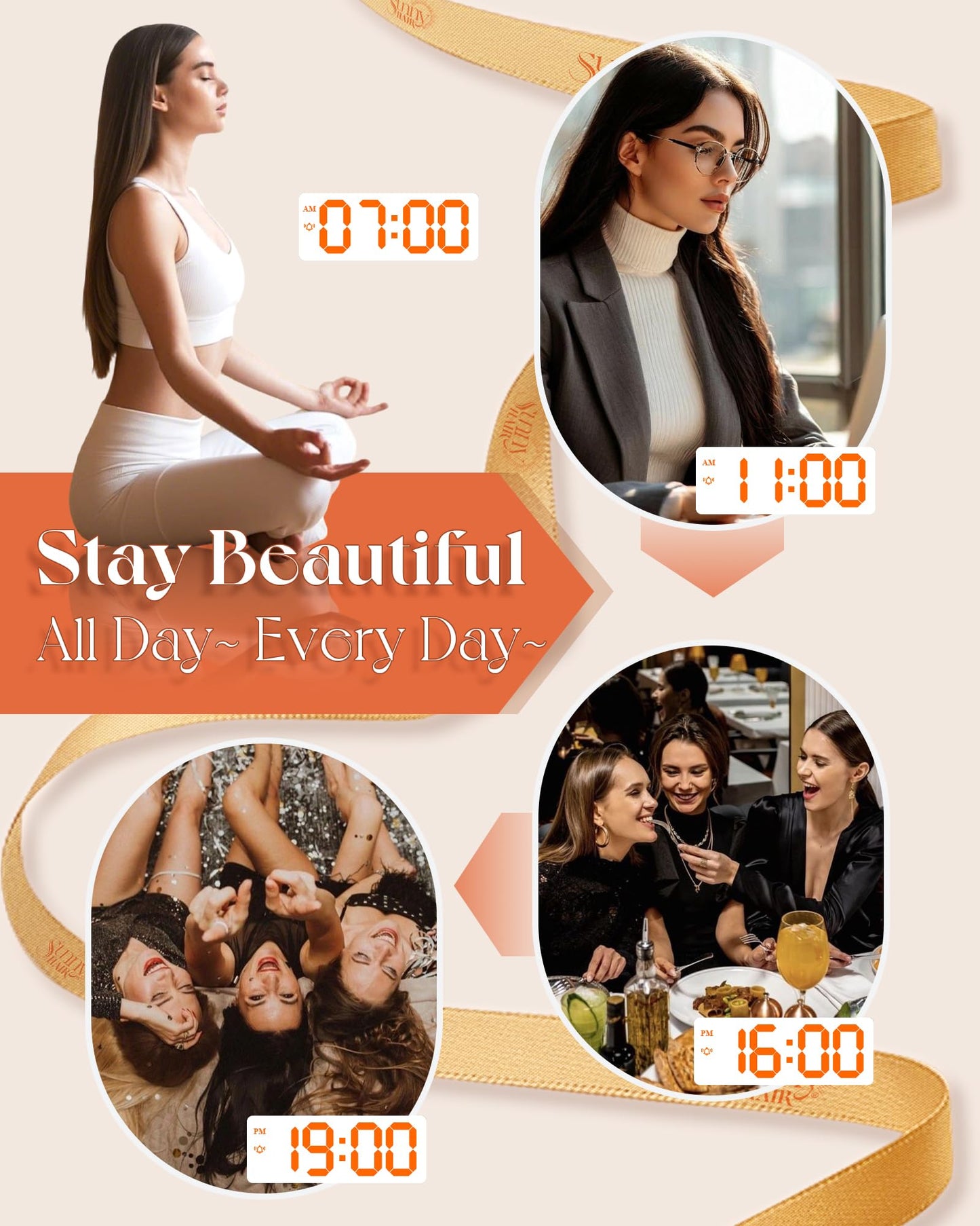 Sunny Hair 22" I Tip Human Hair Extensions Black – Pre-Bonded, Easy to Curl, Natural Look & Long-Lasting Volume for Women, 50g